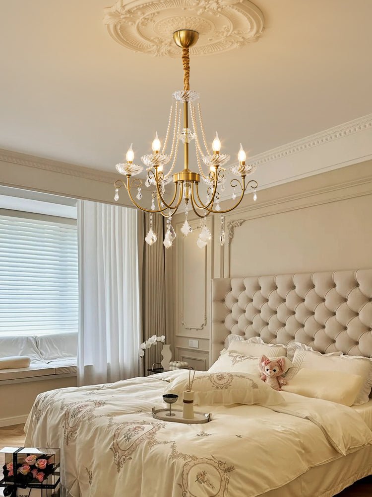 Imperial Pearl Crystal Chandelier - YIOSI