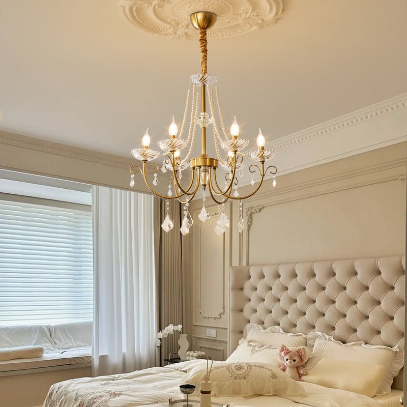Imperial Pearl Crystal Chandelier - YIOSI