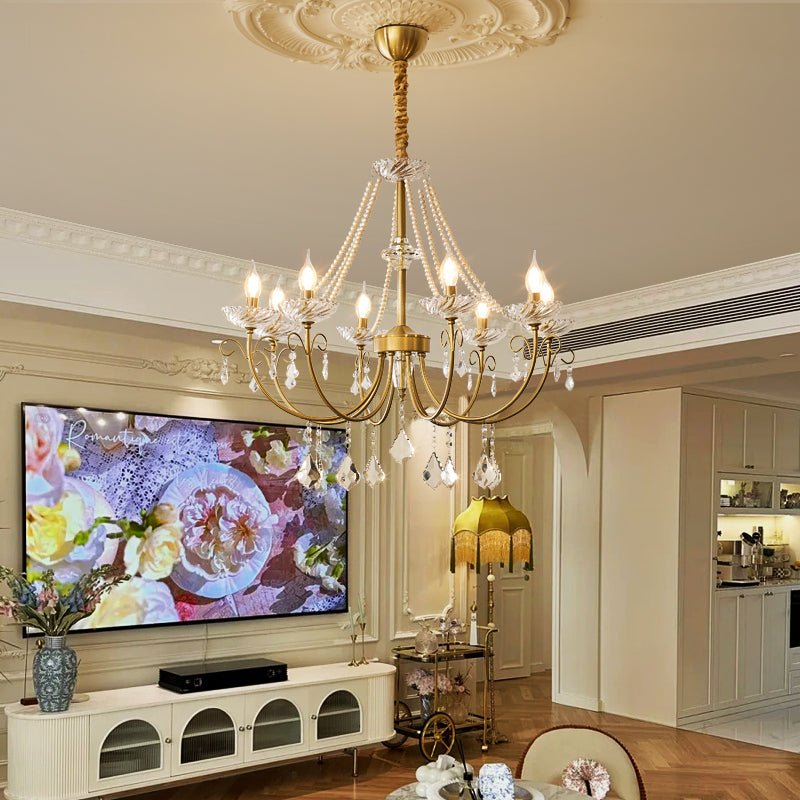 Imperial Pearl Crystal Chandelier - YIOSI