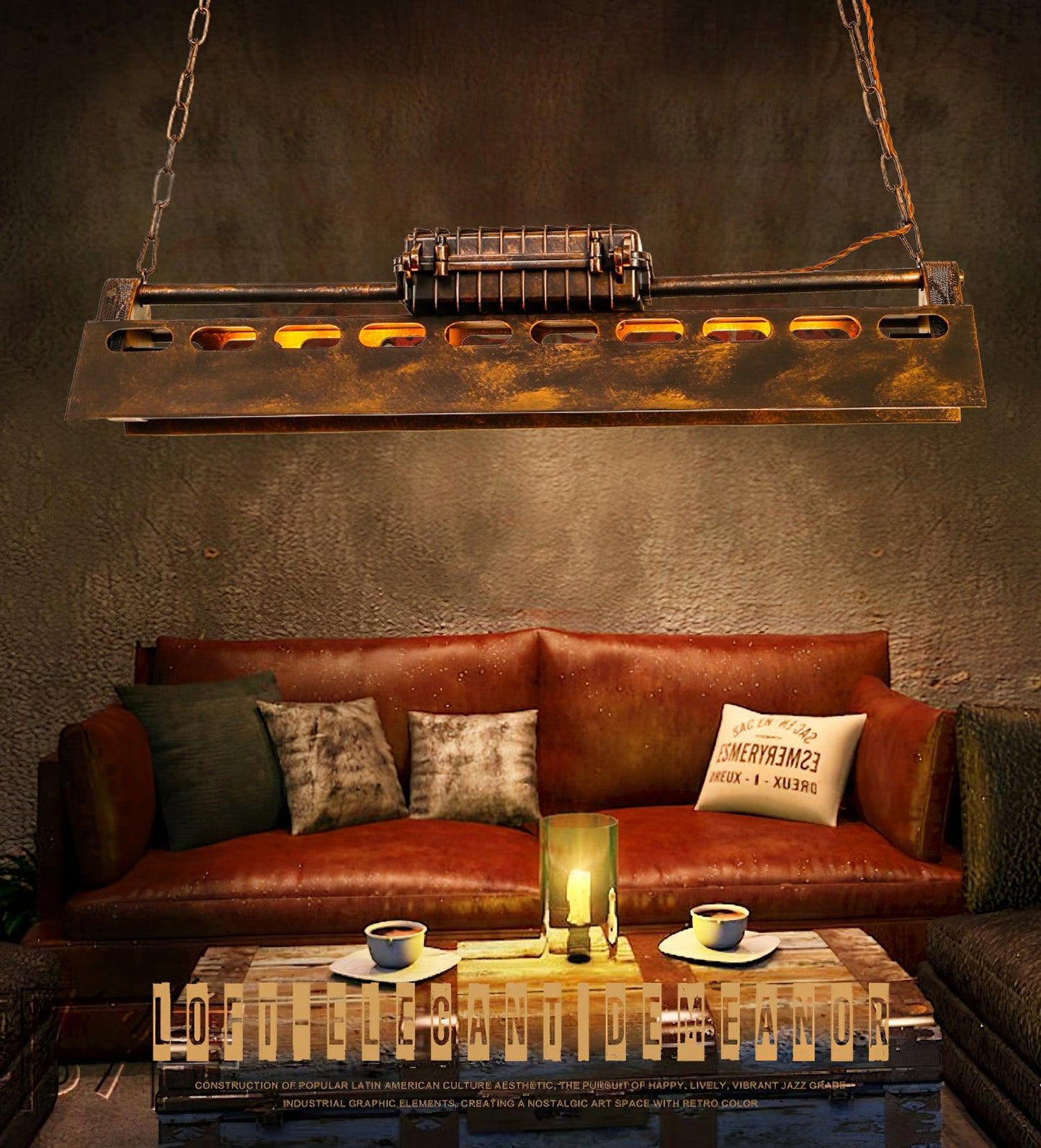 Industrial Steampunk Chandelier - YIOSI