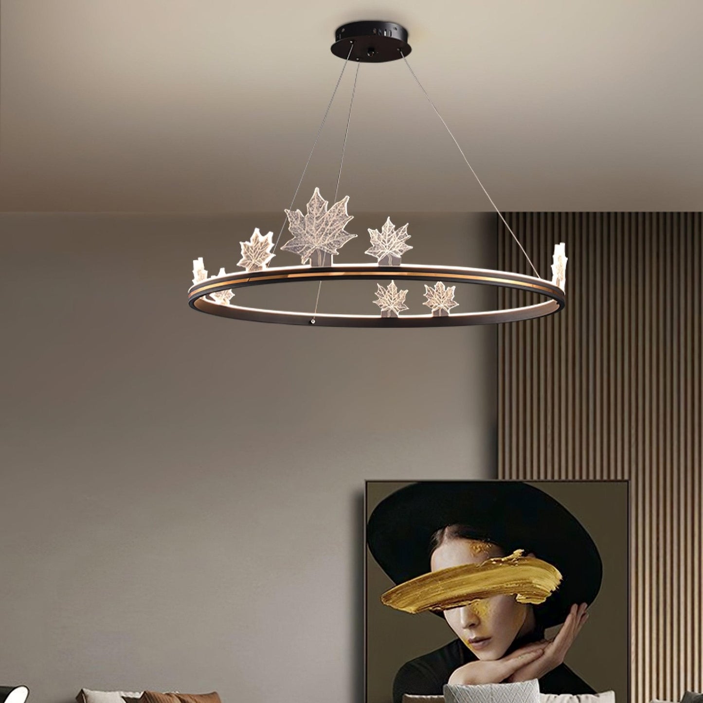 Ion Leaf Chandelier - YIOSI
