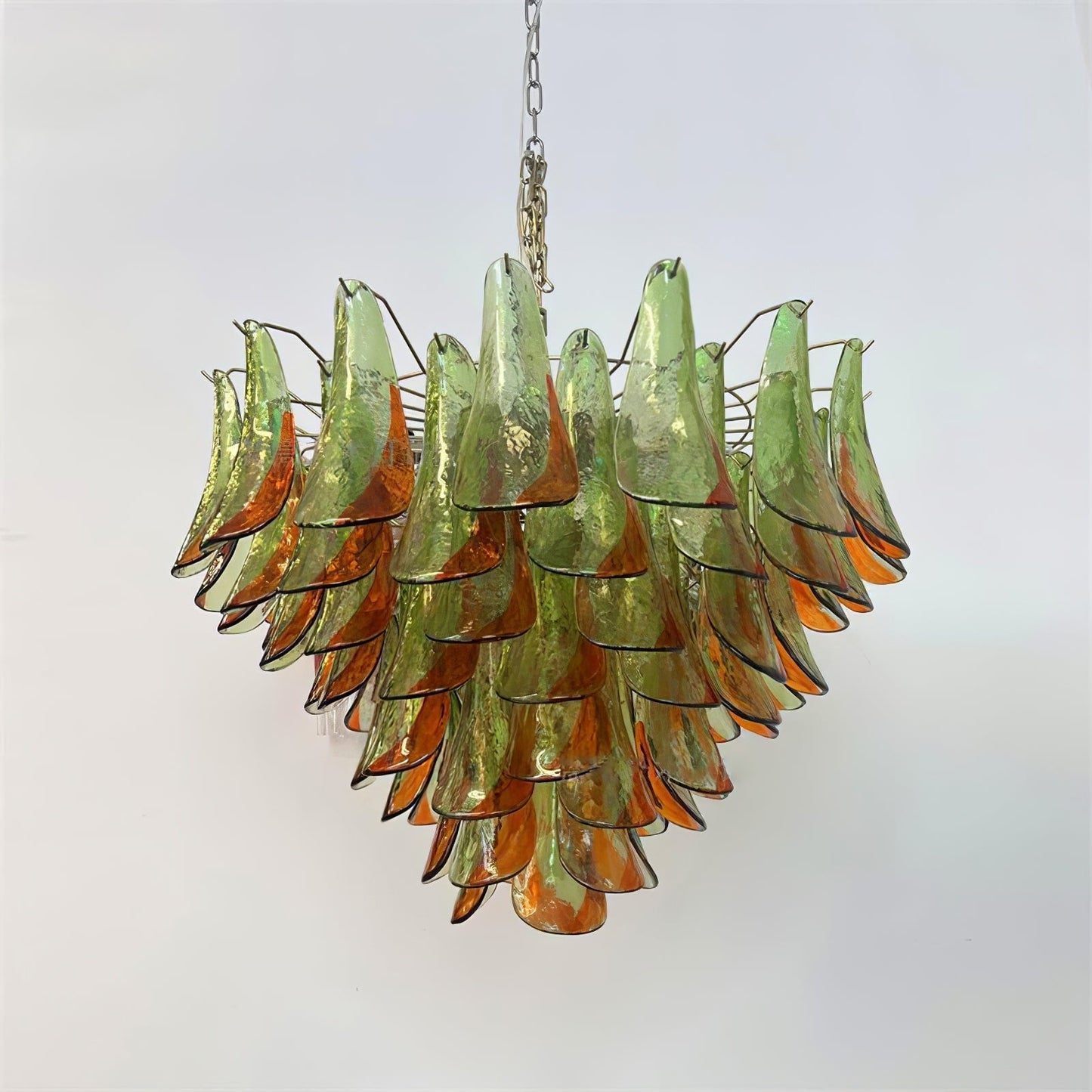 Emerald Flame Murano Glass Chandelier - YIOSI