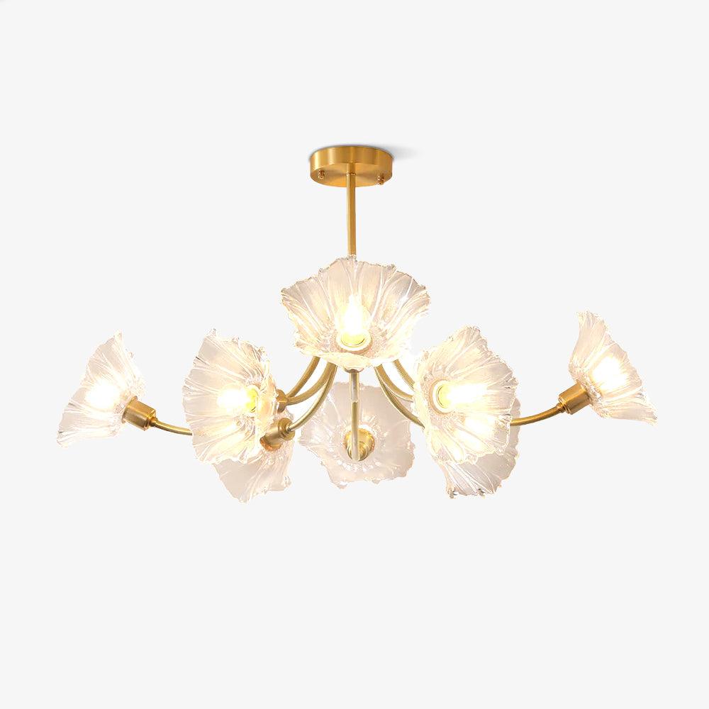 Kalin Flower Glass Chandelier - YIOSI