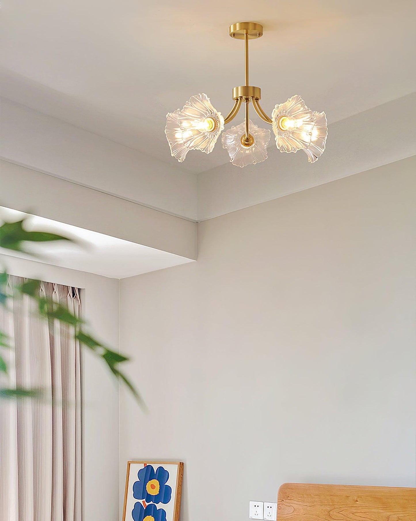 Kalin Flower Glass Chandelier - YIOSI