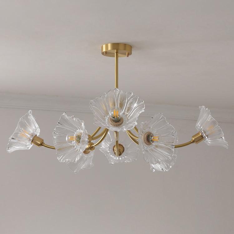 Kalin Flower Glass Chandelier - YIOSI