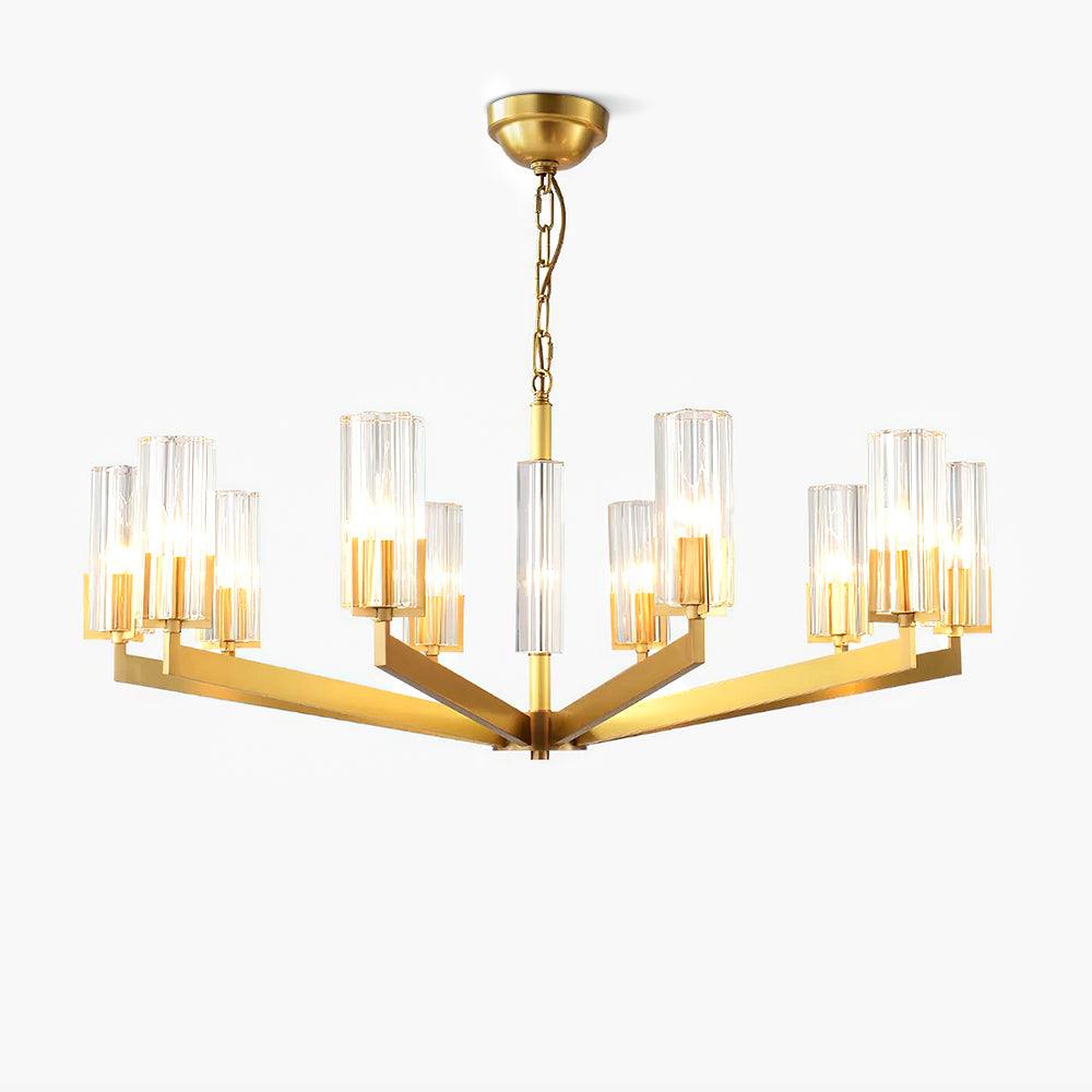 Kayla Brass Chandelier - YIOSI