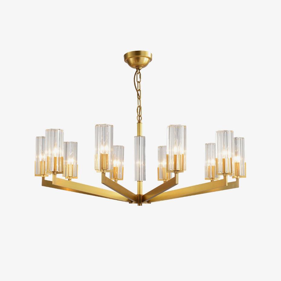 Kayla Brass Chandelier - YIOSI