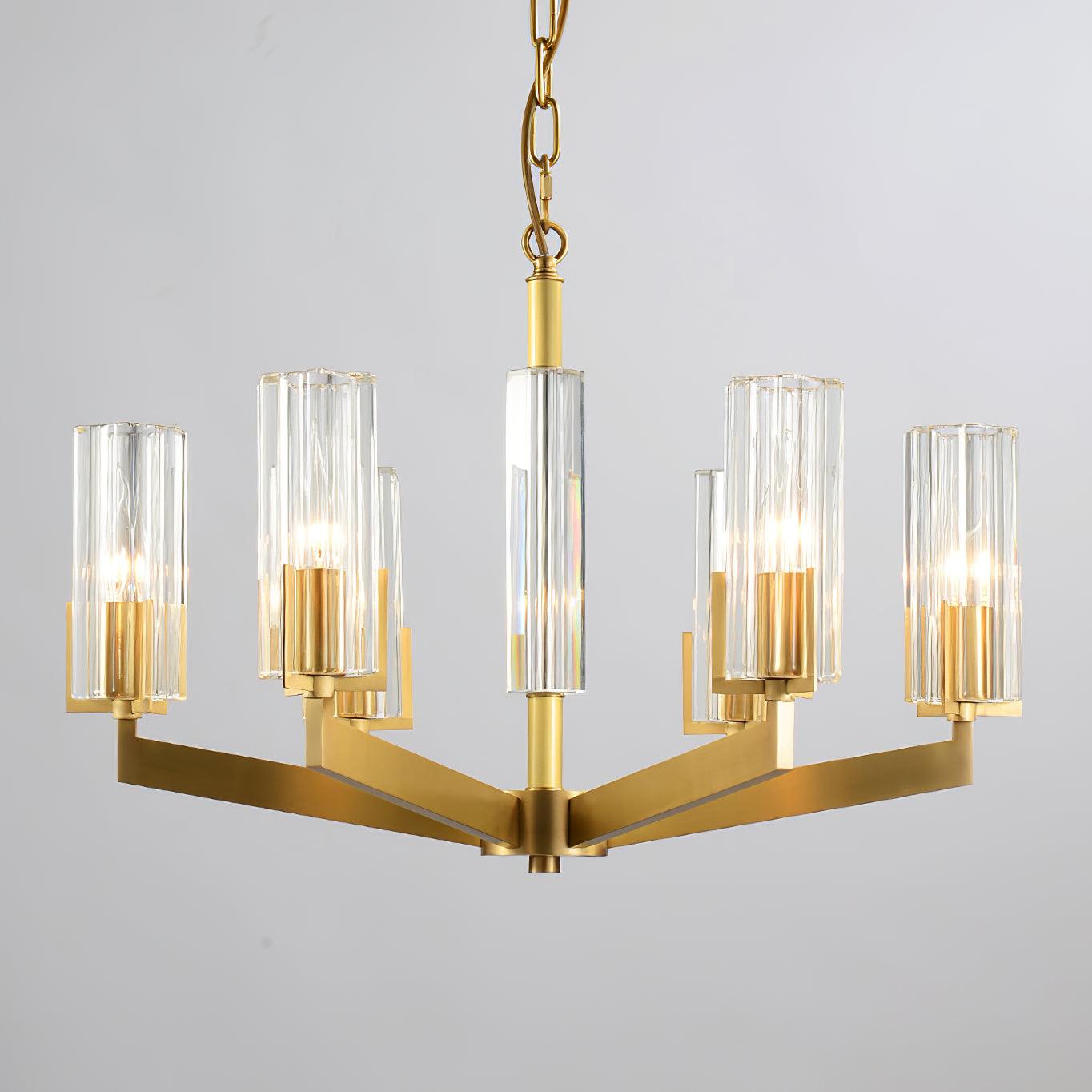 Kayla Brass Chandelier - YIOSI