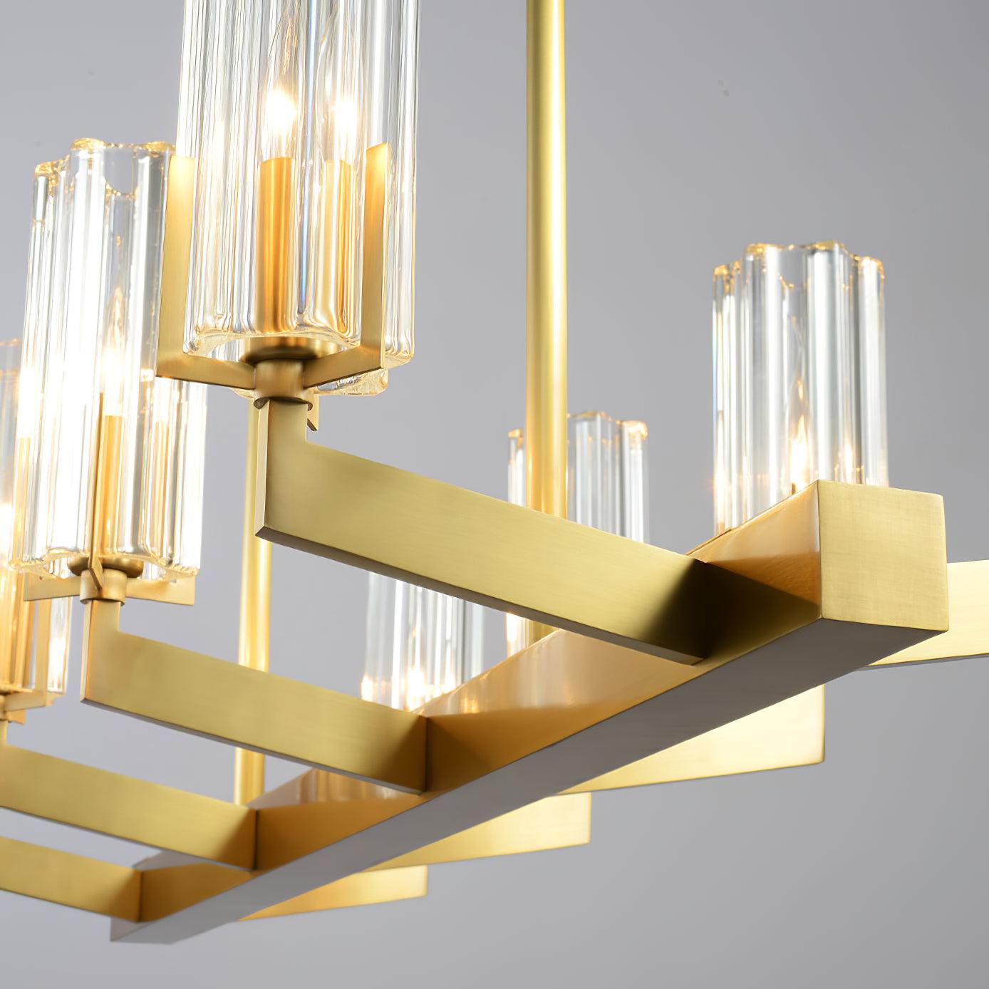 Kayla Brass Chandelier - YIOSI