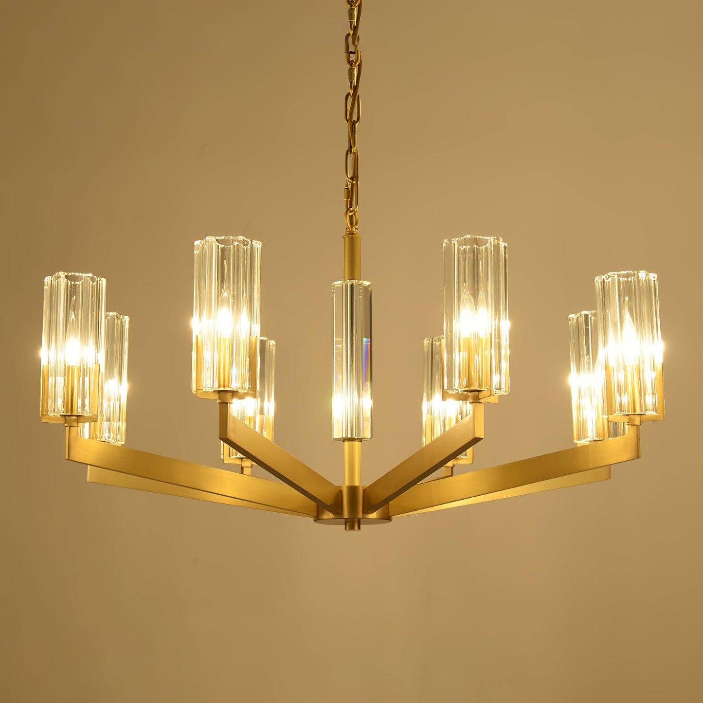 Kayla Brass Chandelier - YIOSI