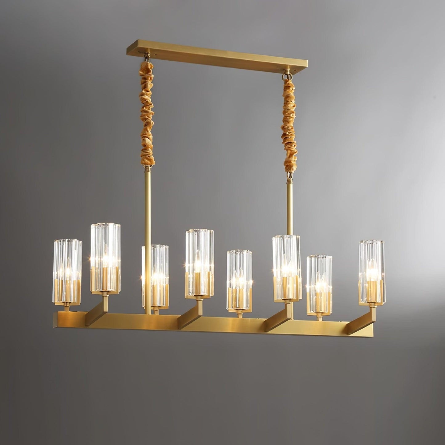 Kayla Brass Chandelier - YIOSI