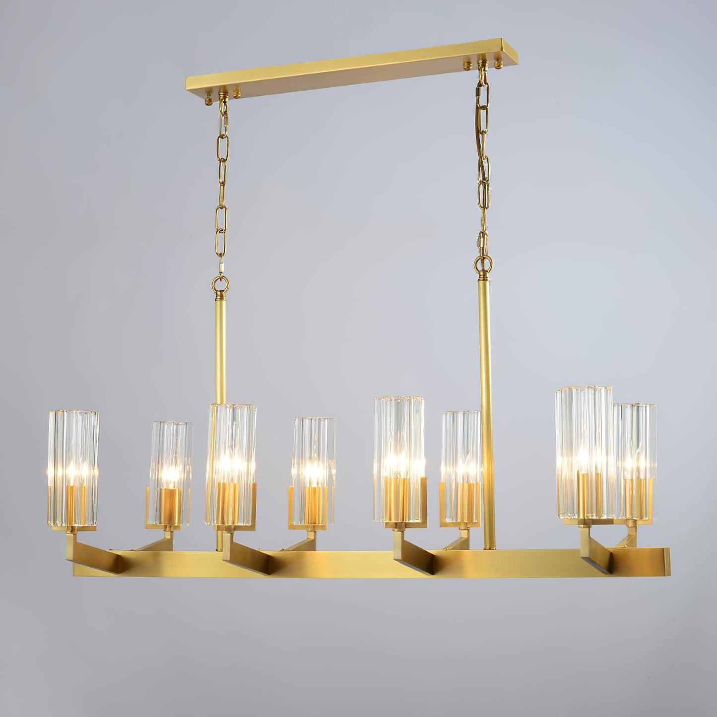 Kayla Brass Chandelier - YIOSI