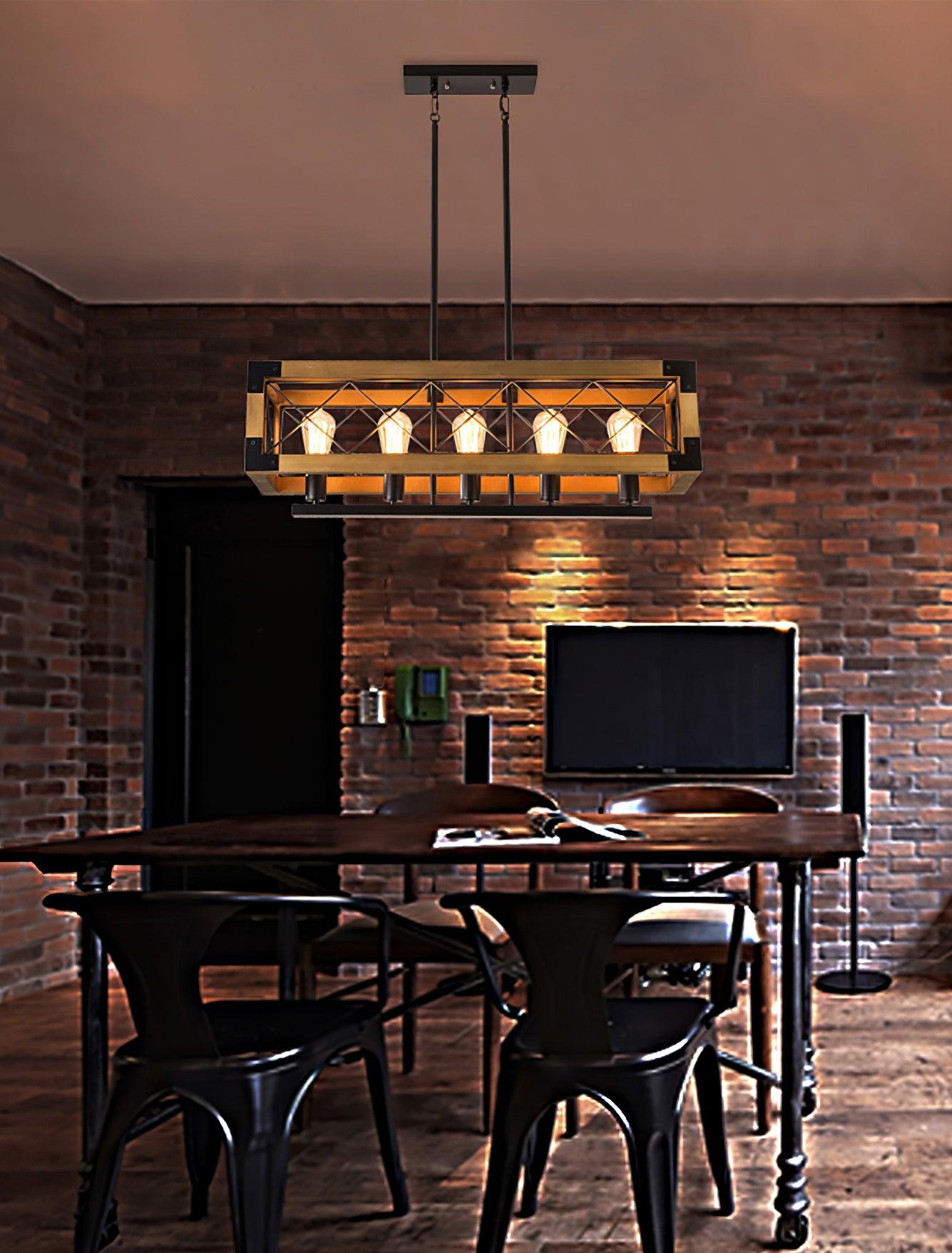 Kitchen Island Rectangle Chandelier - YIOSI