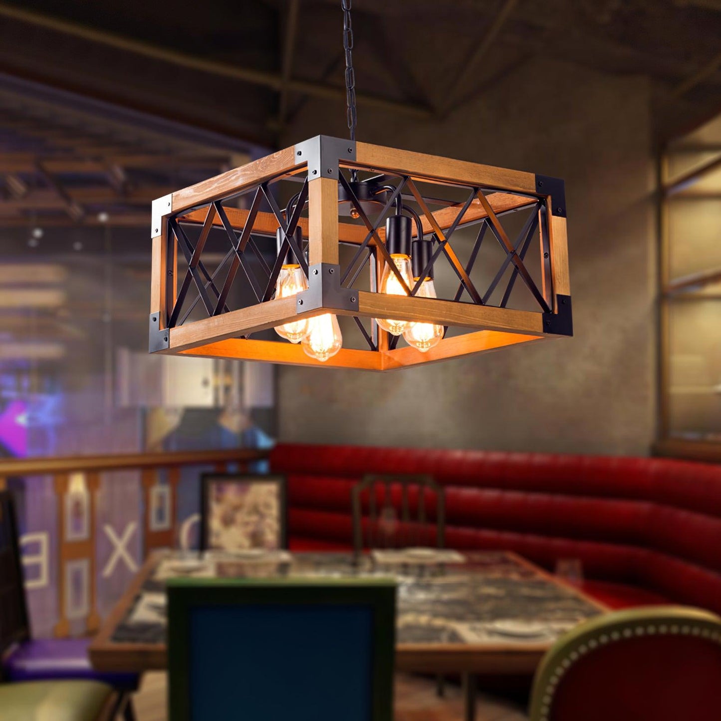 Kitchen Island Rectangle Chandelier - YIOSI