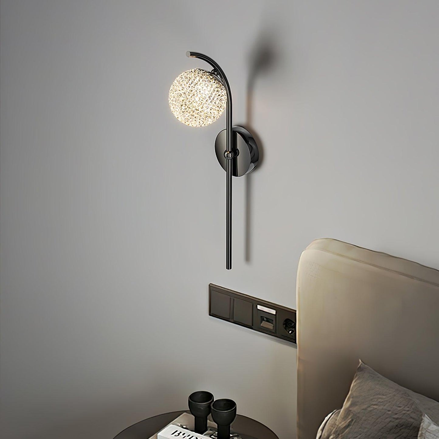 Ksovv Crystal Wall Lamp - YIOSI