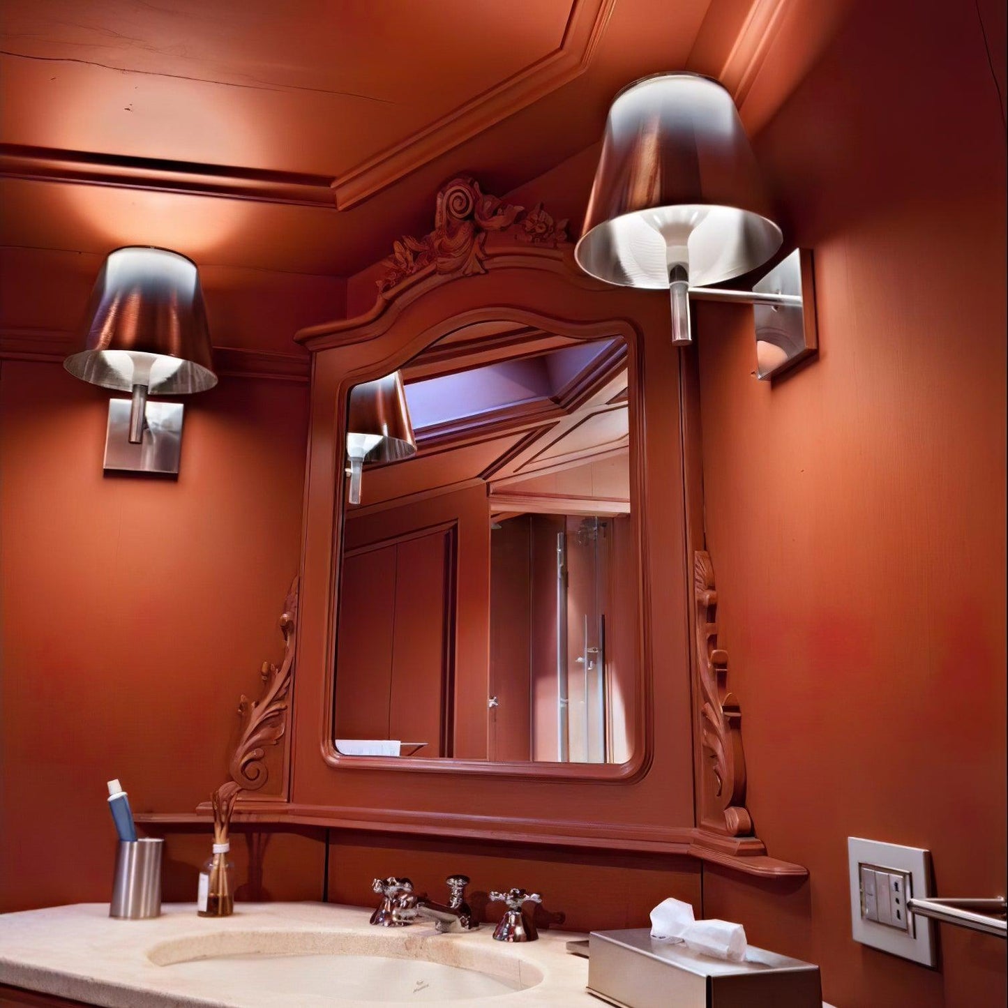 Chrome Prism Wall Lamp - YIOSI