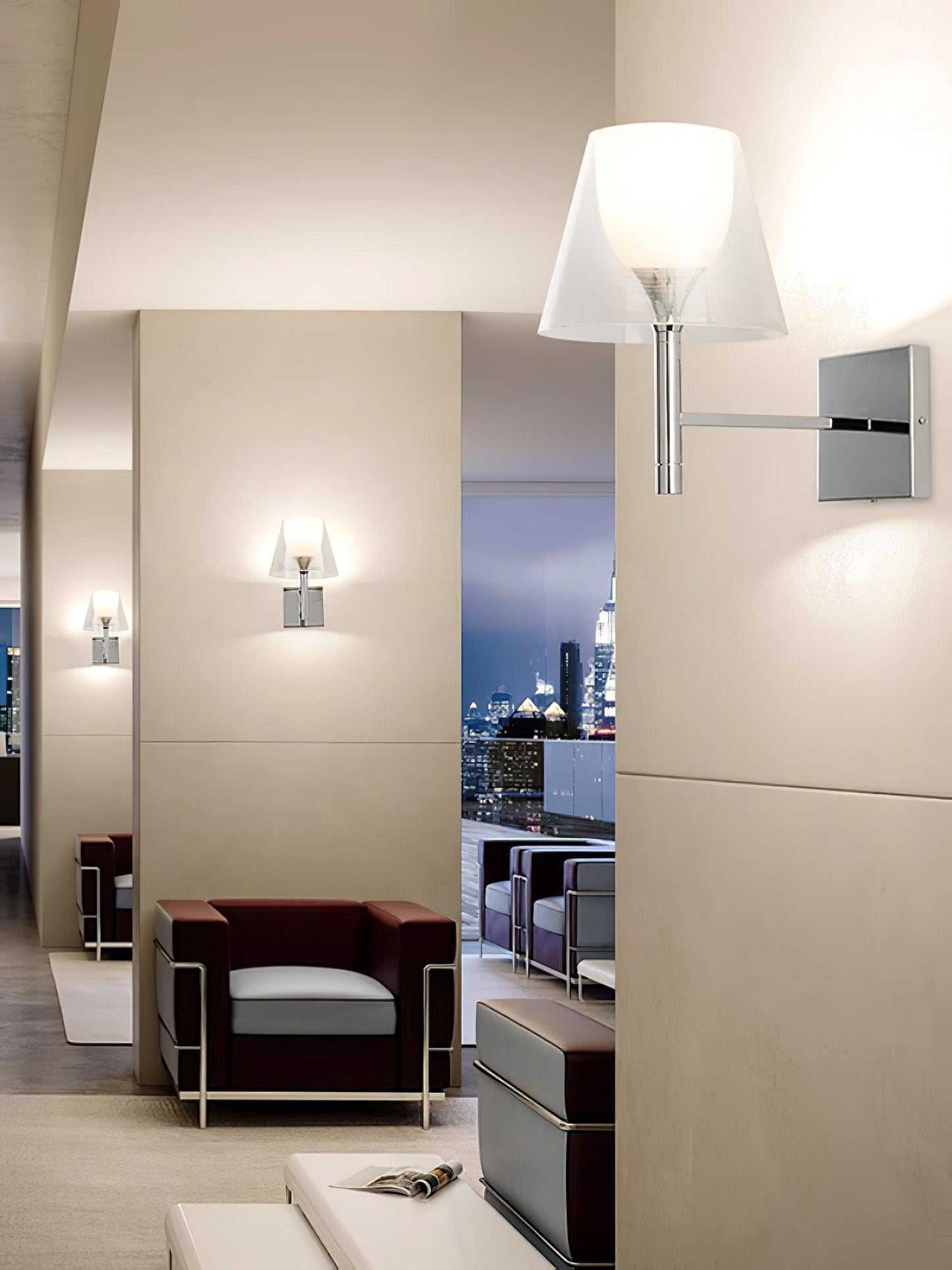 Chrome Prism Wall Lamp - YIOSI