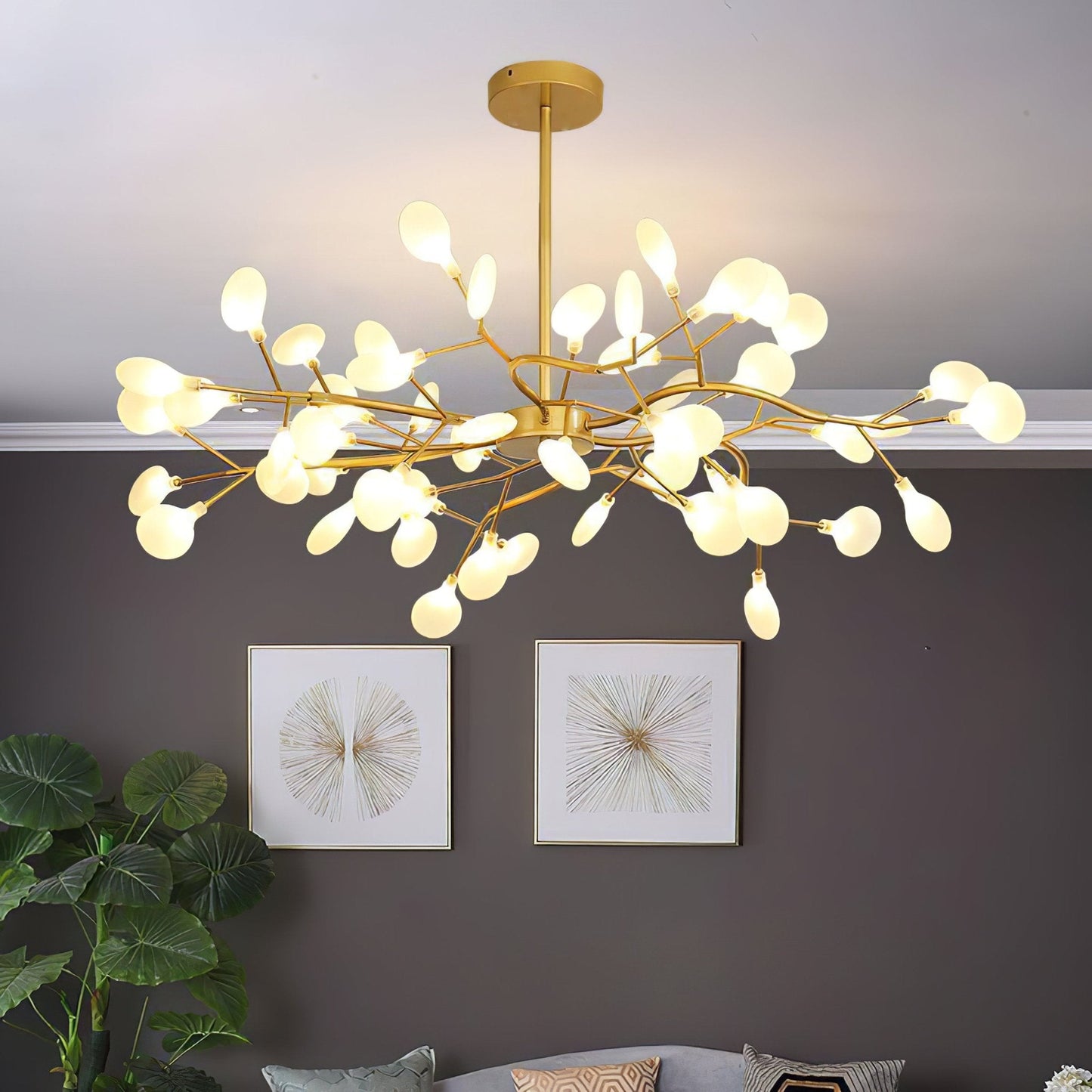 LED Firefly Sputnik Chandelier - YIOSI