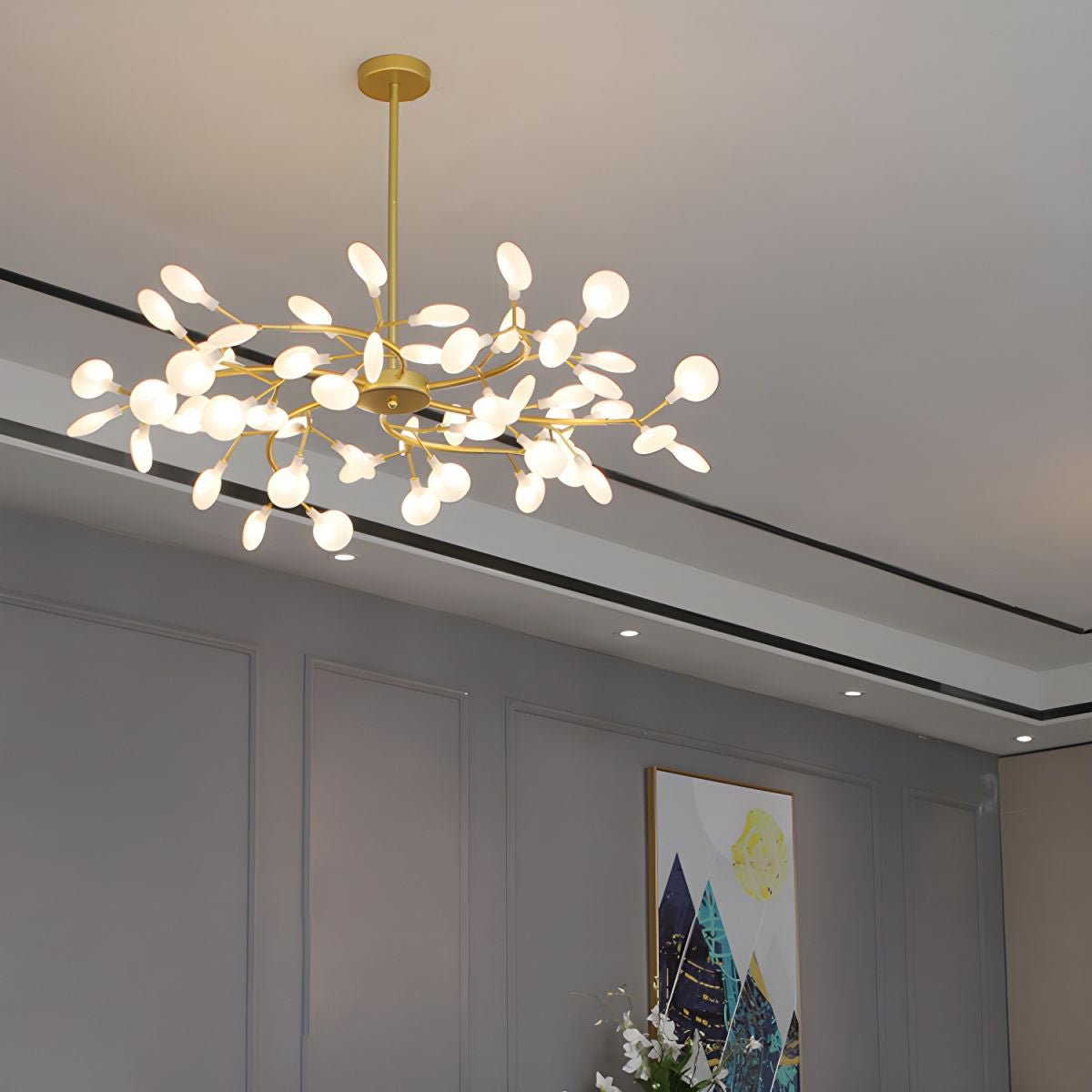 LED Firefly Sputnik Chandelier - YIOSI