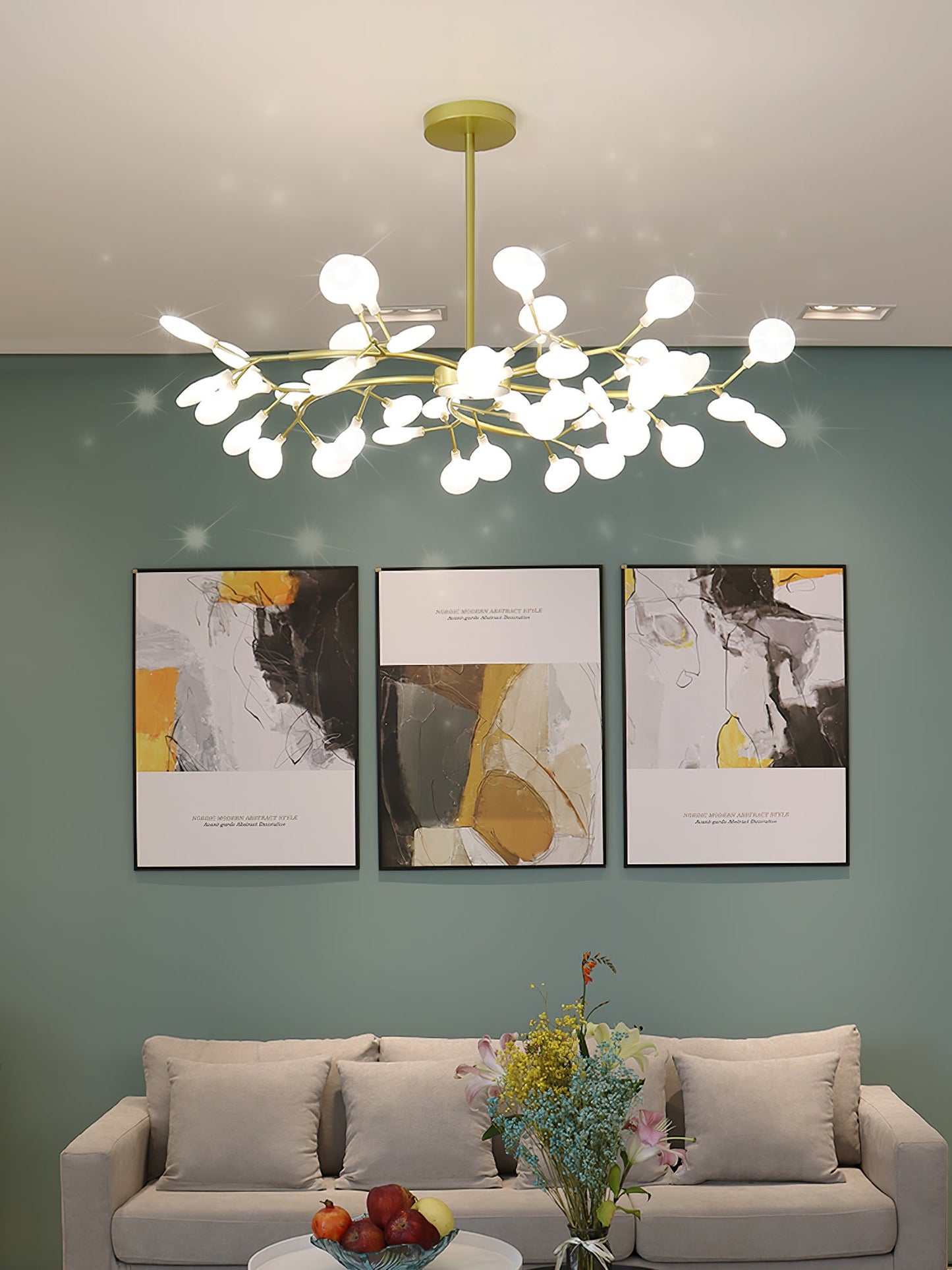 LED Firefly Sputnik Chandelier - YIOSI