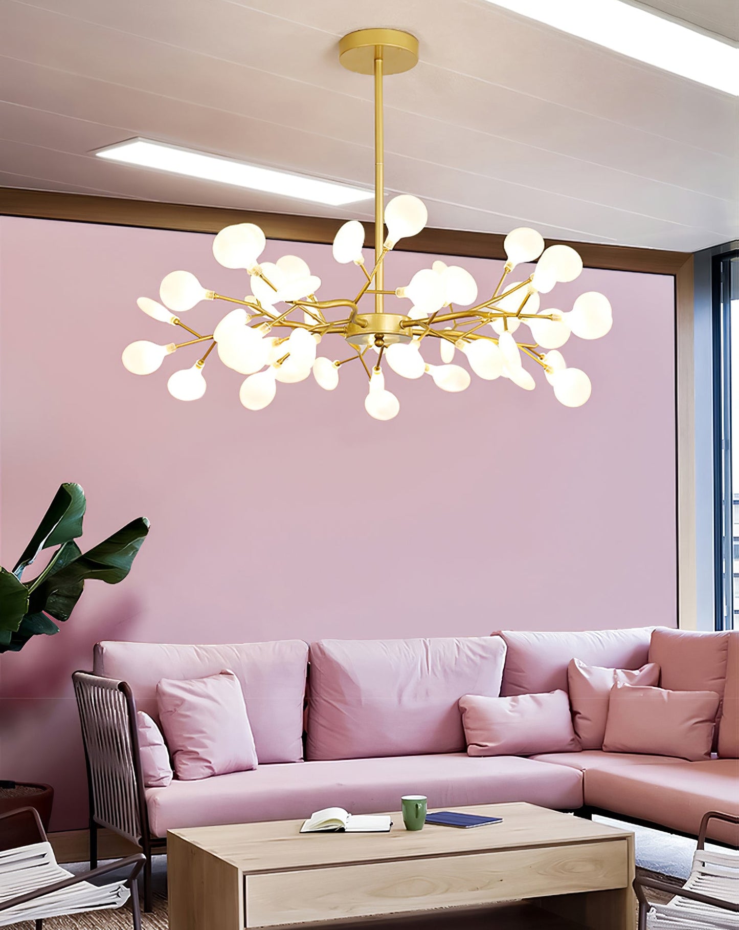 LED Firefly Sputnik Chandelier - YIOSI