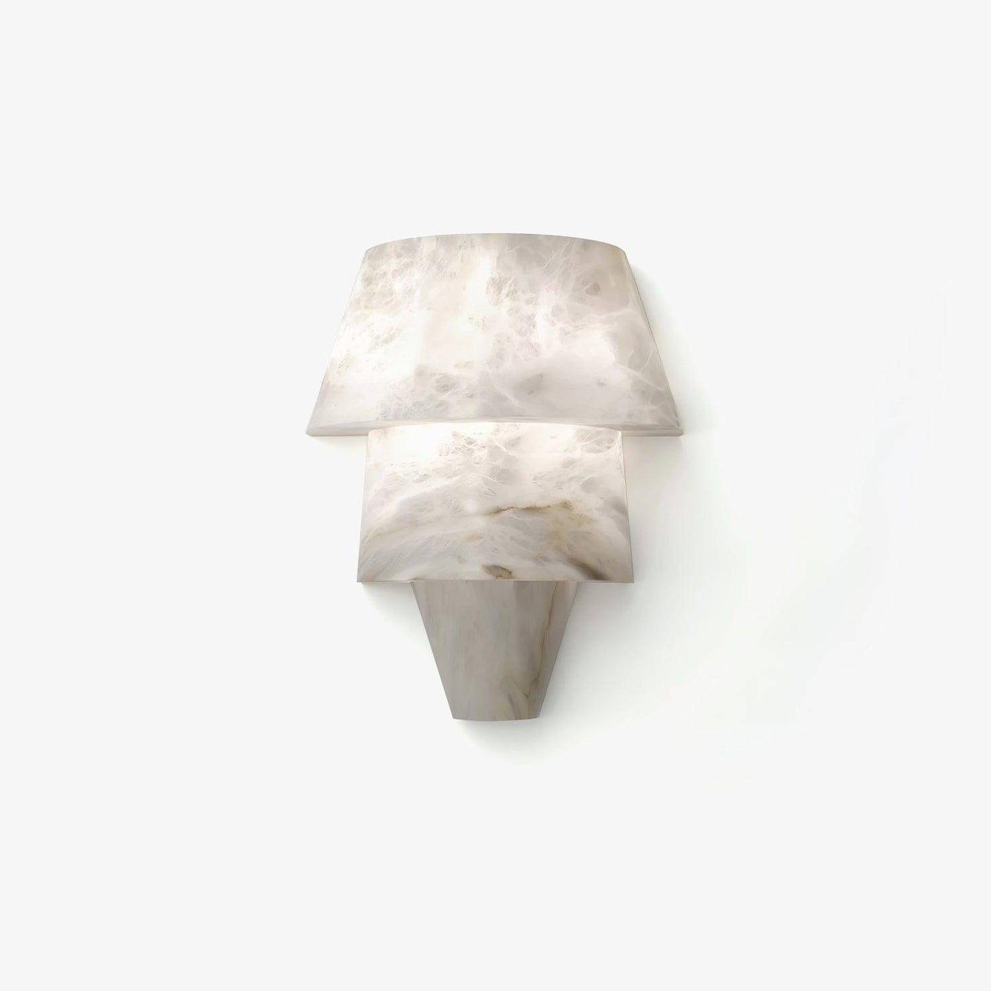 Vakkerlight Alabaster Laboratory Wall Light – Modern Geometric Sconce