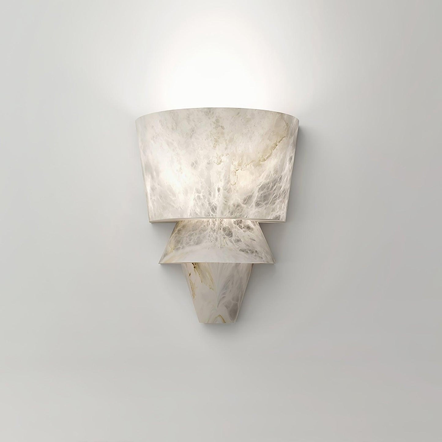 Vakkerlight Alabaster Laboratory Wall Light – Modern Geometric Sconce