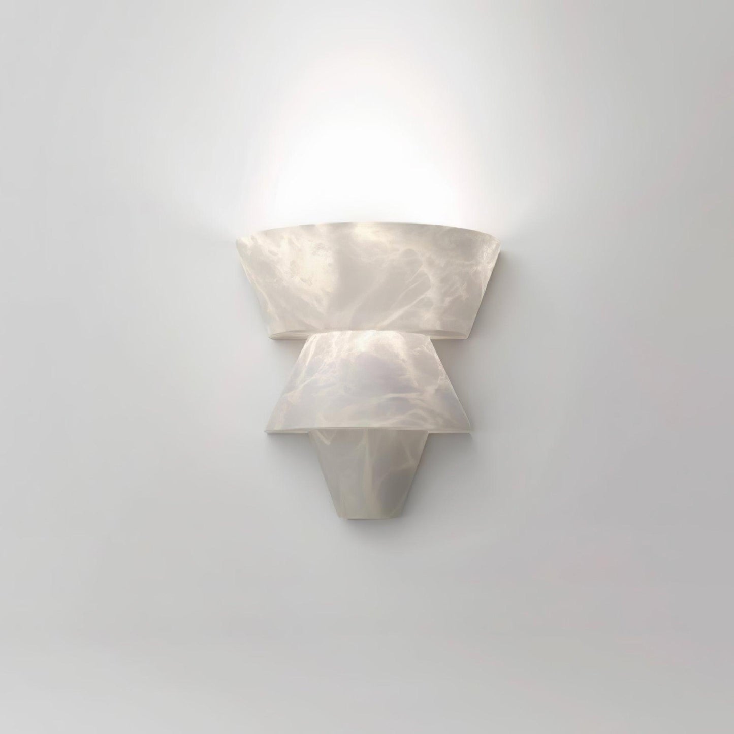 Vakkerlight Alabaster Laboratory Wall Light – Modern Geometric Sconce