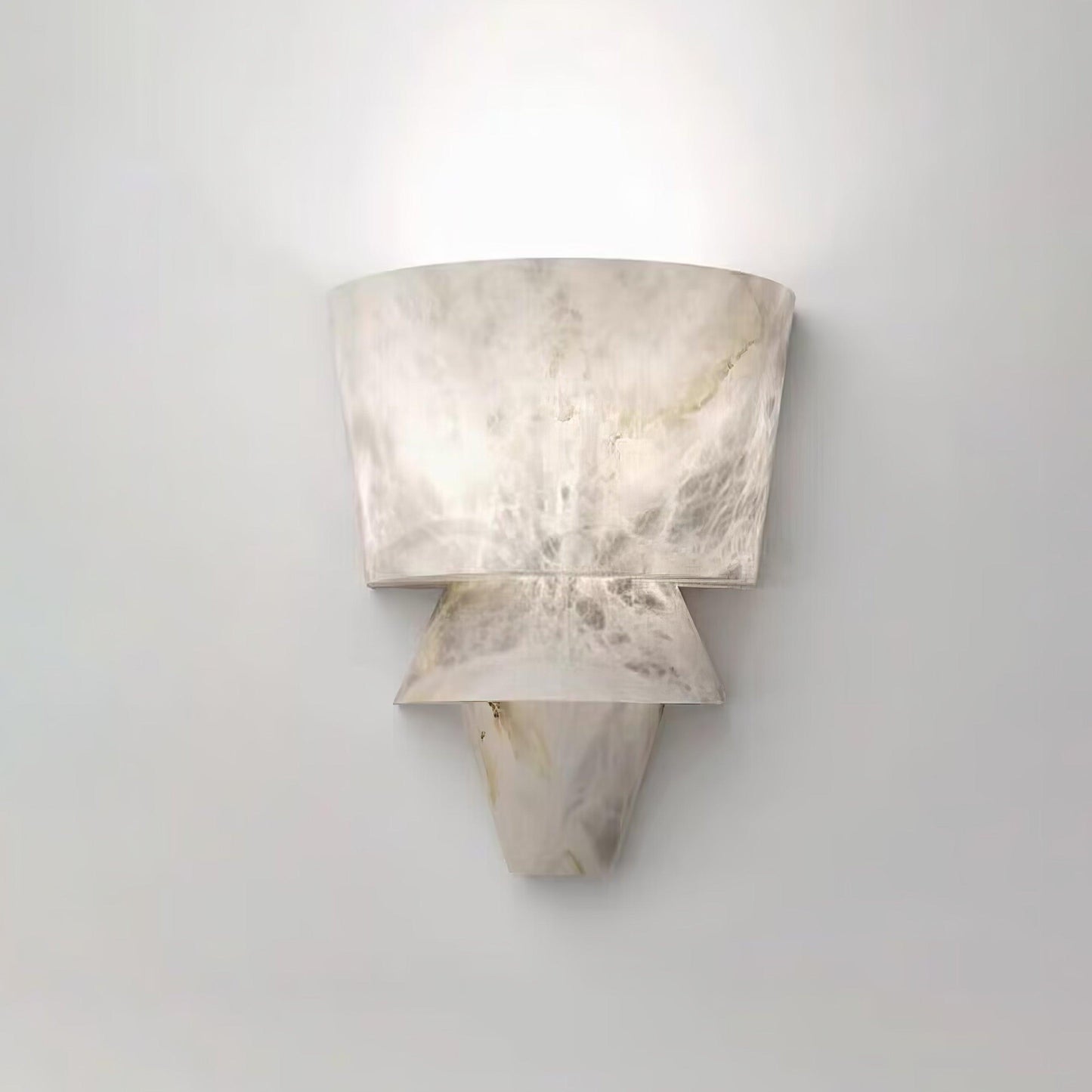 Vakkerlight Alabaster Laboratory Wall Light – Modern Geometric Sconce