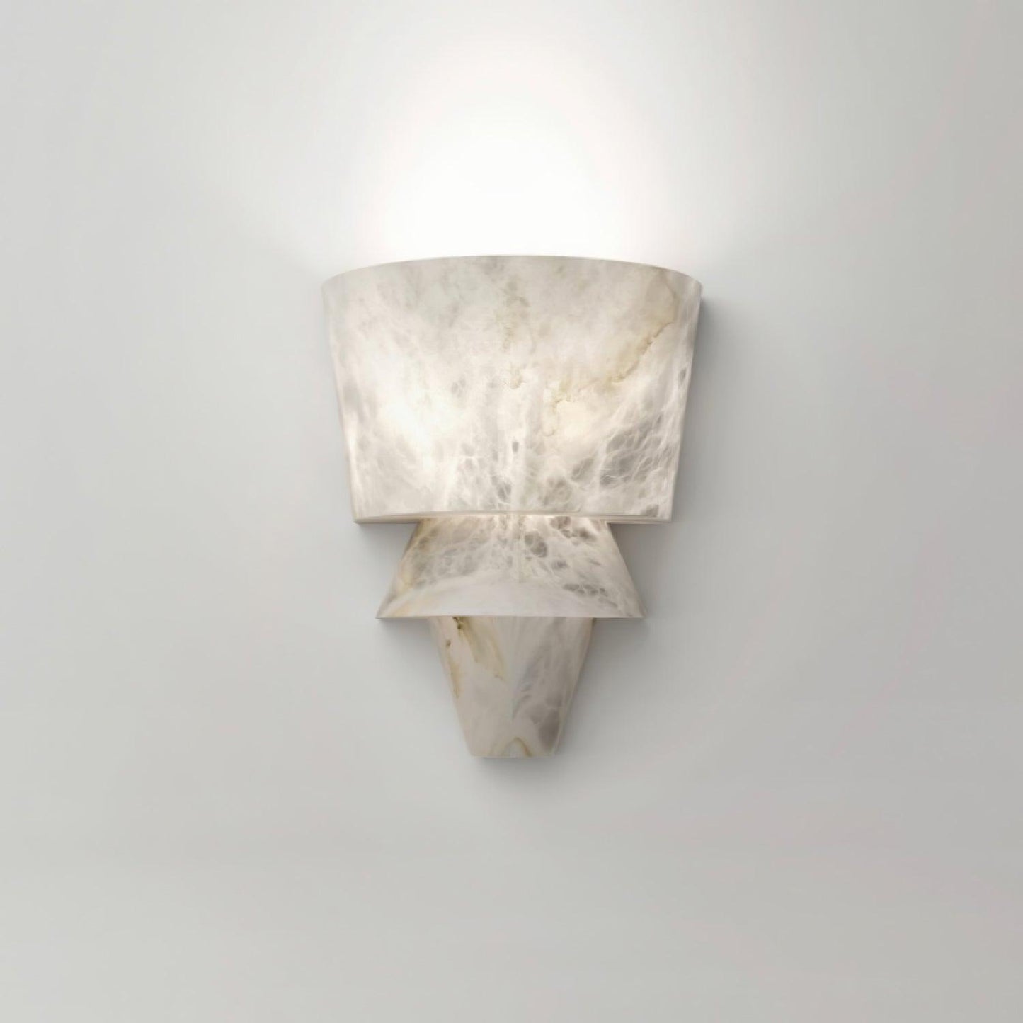 Vakkerlight Alabaster Laboratory Wall Light – Modern Geometric Sconce