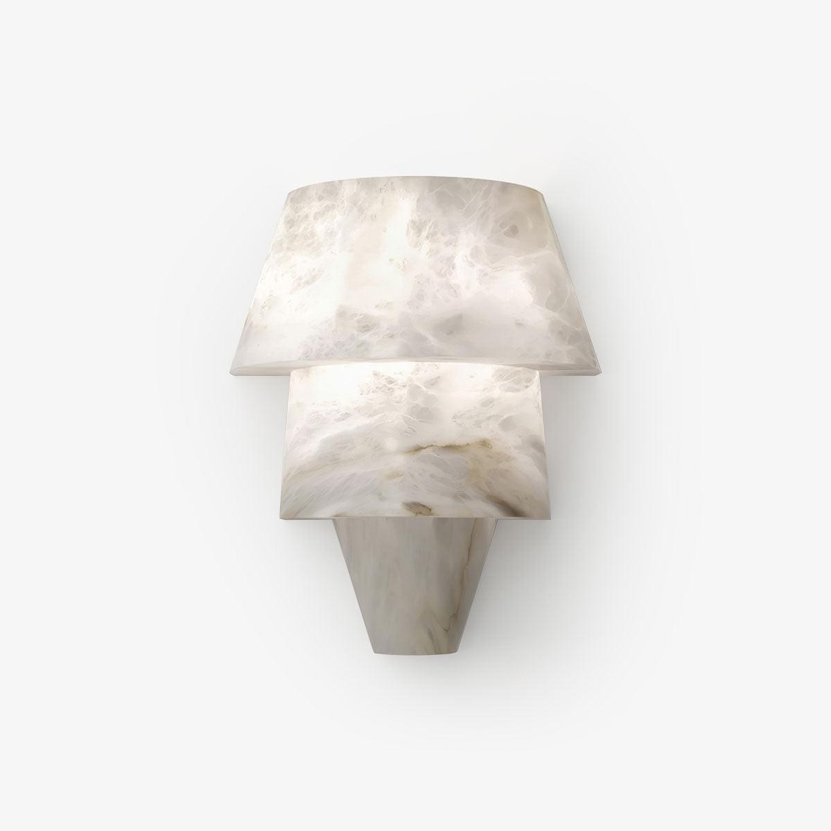 Vakkerlight Alabaster Laboratory Wall Light – Modern Geometric Sconce