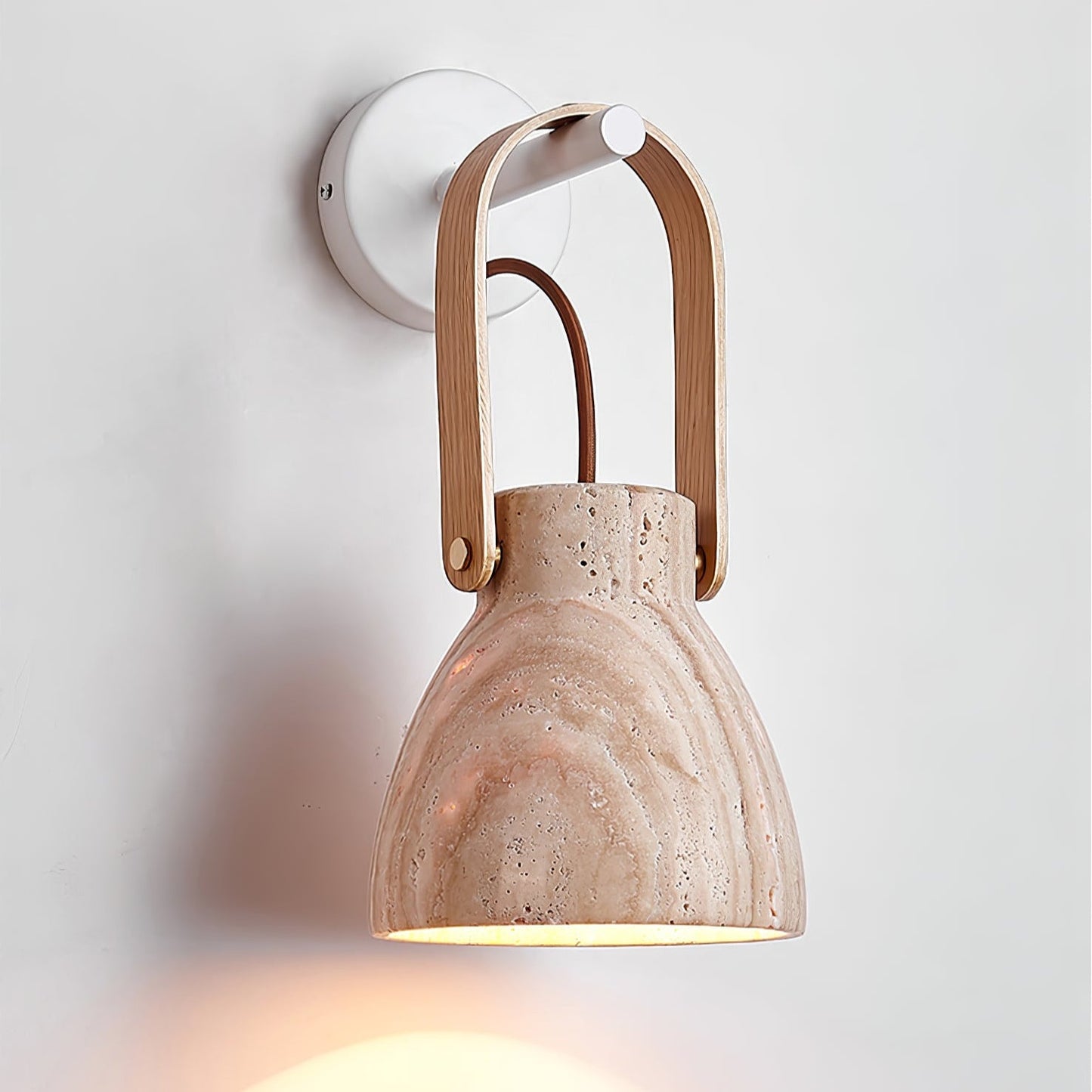 Lanta Arc Stone Sconce - YIOSI