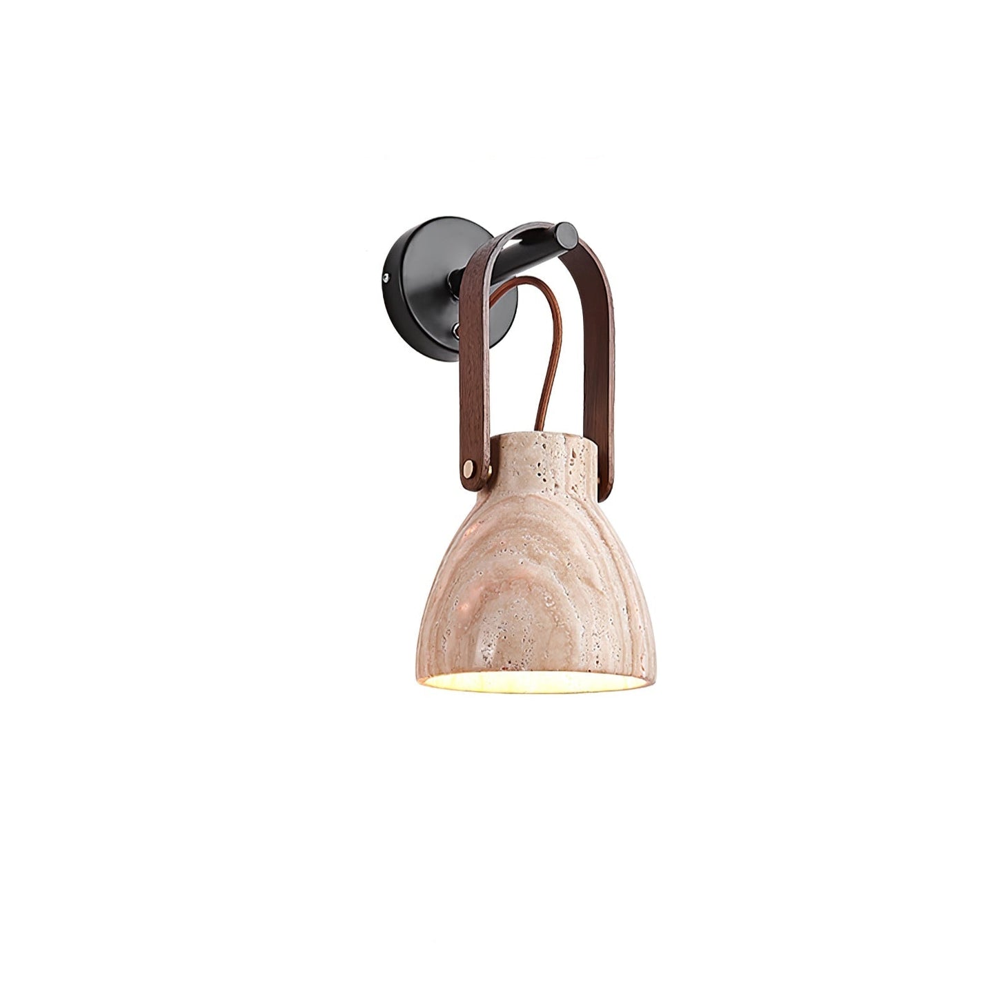 Lanta Arc Stone Sconce - YIOSI