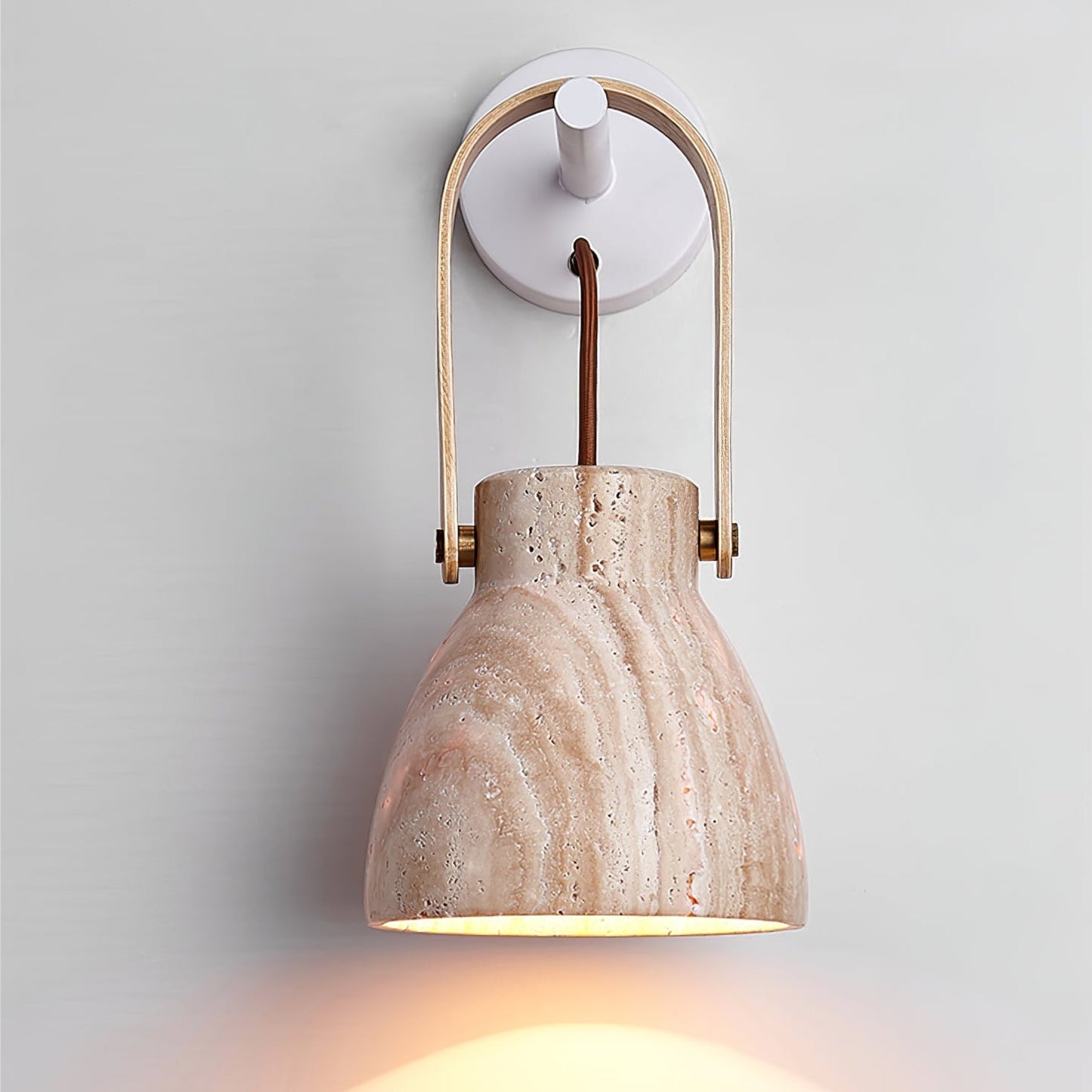 Lanta Arc Stone Sconce - YIOSI
