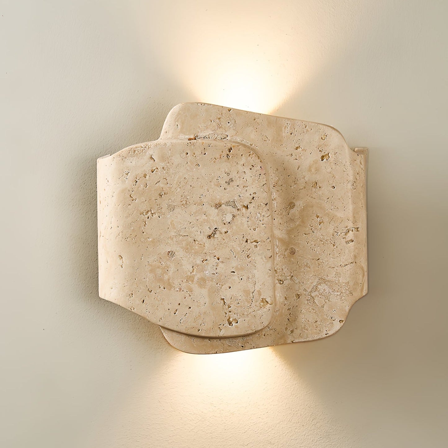 Layered Travertine Wall Light - YIOSI