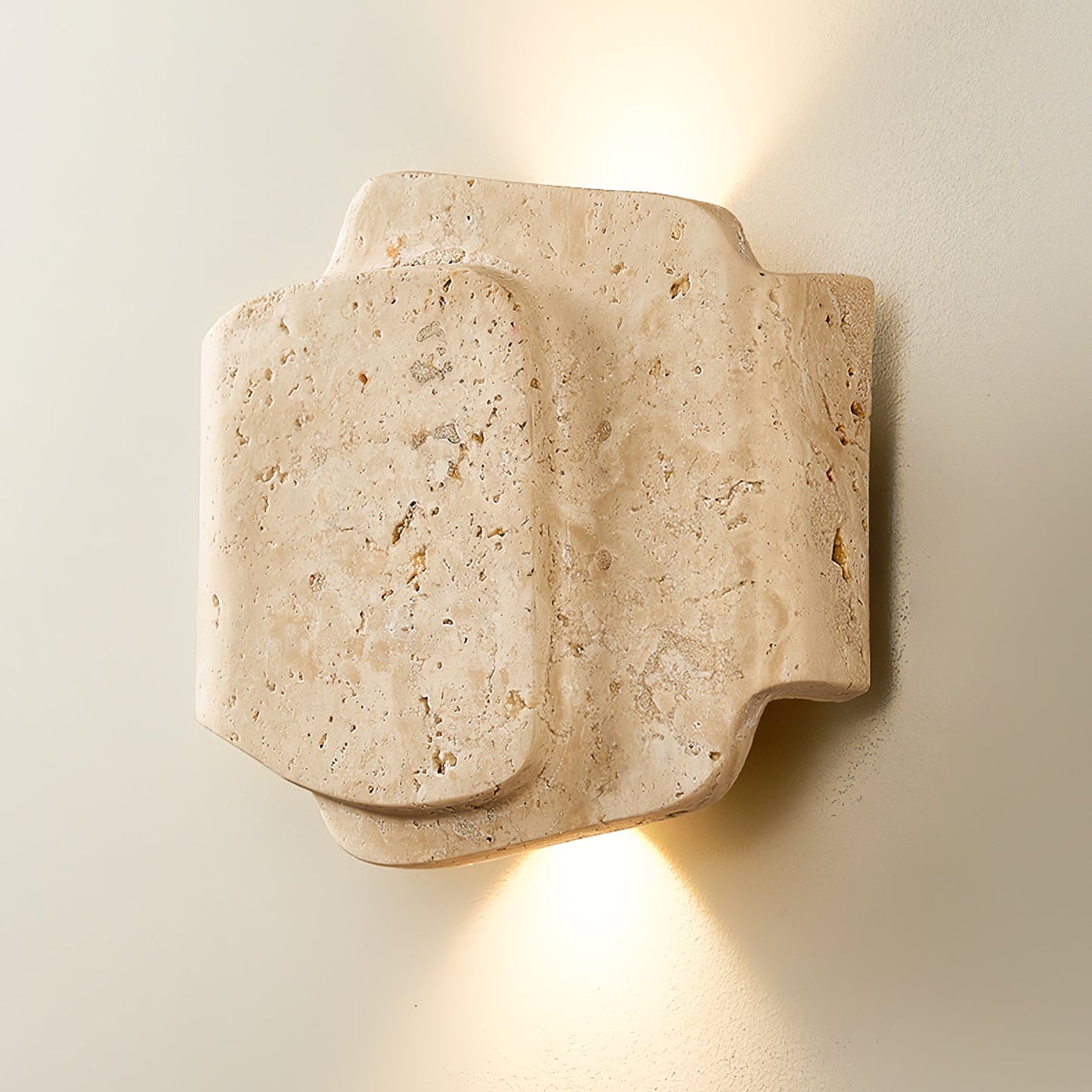Layered Travertine Wall Light - YIOSI