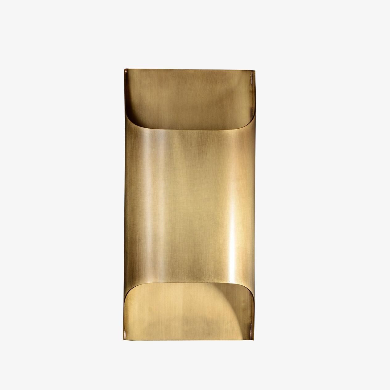 Leclerc Brass Wall Lamp – Polished Brass & Matte Black Sconce
