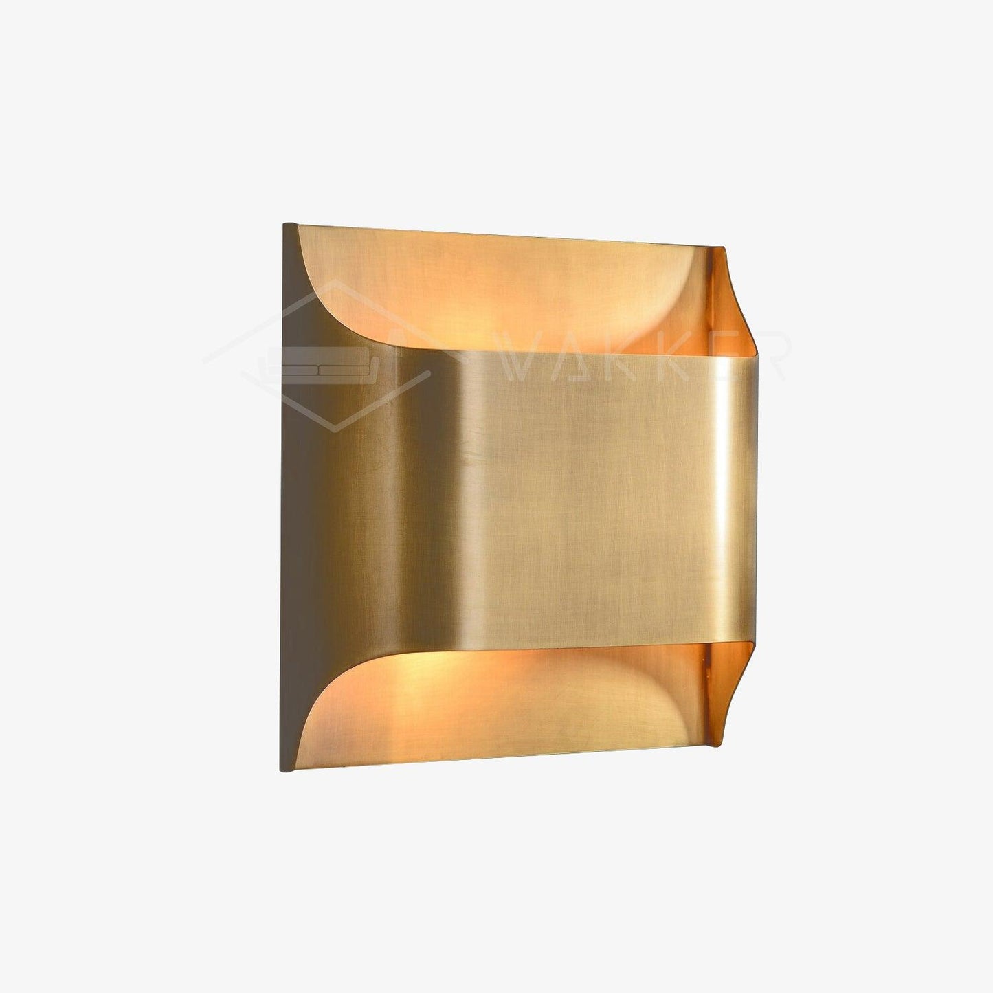 Leclerc Brass Wall Lamp – Polished Brass & Matte Black Sconce