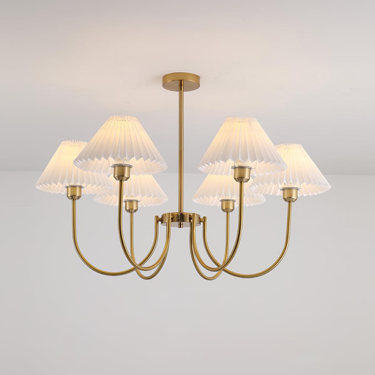 Lenore Pleated Chandelier - YIOSI