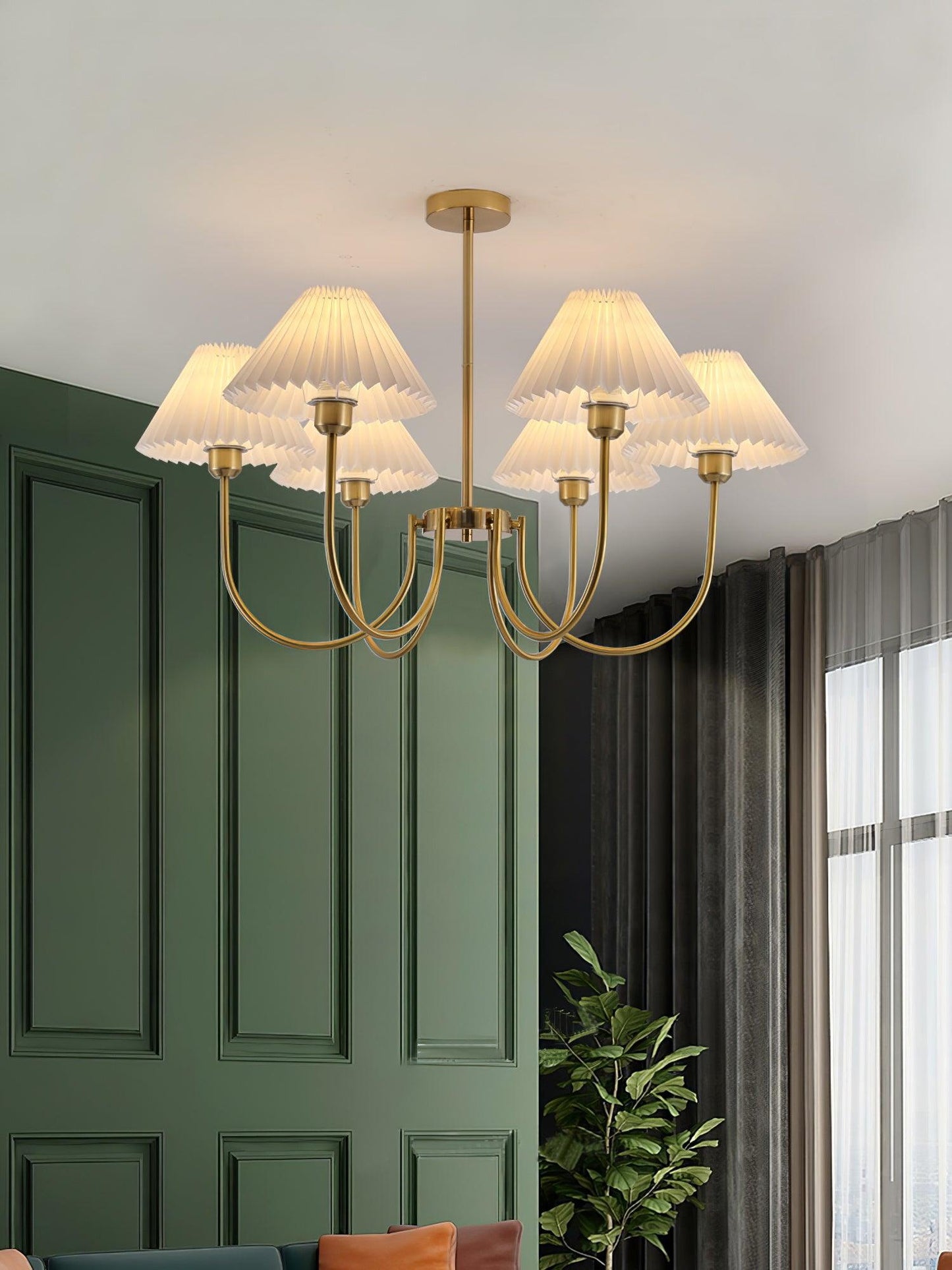 Lenore Pleated Chandelier - YIOSI