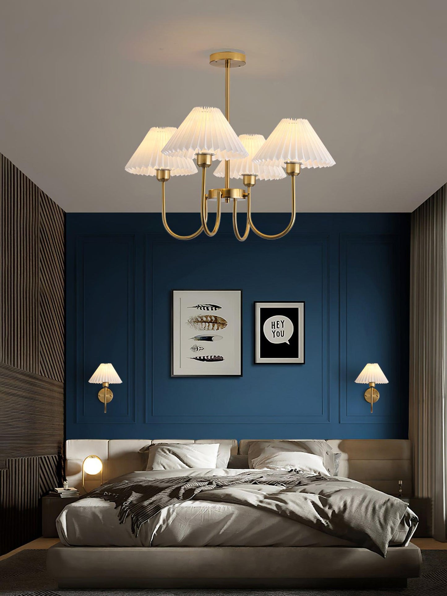 Lenore Pleated Chandelier - YIOSI