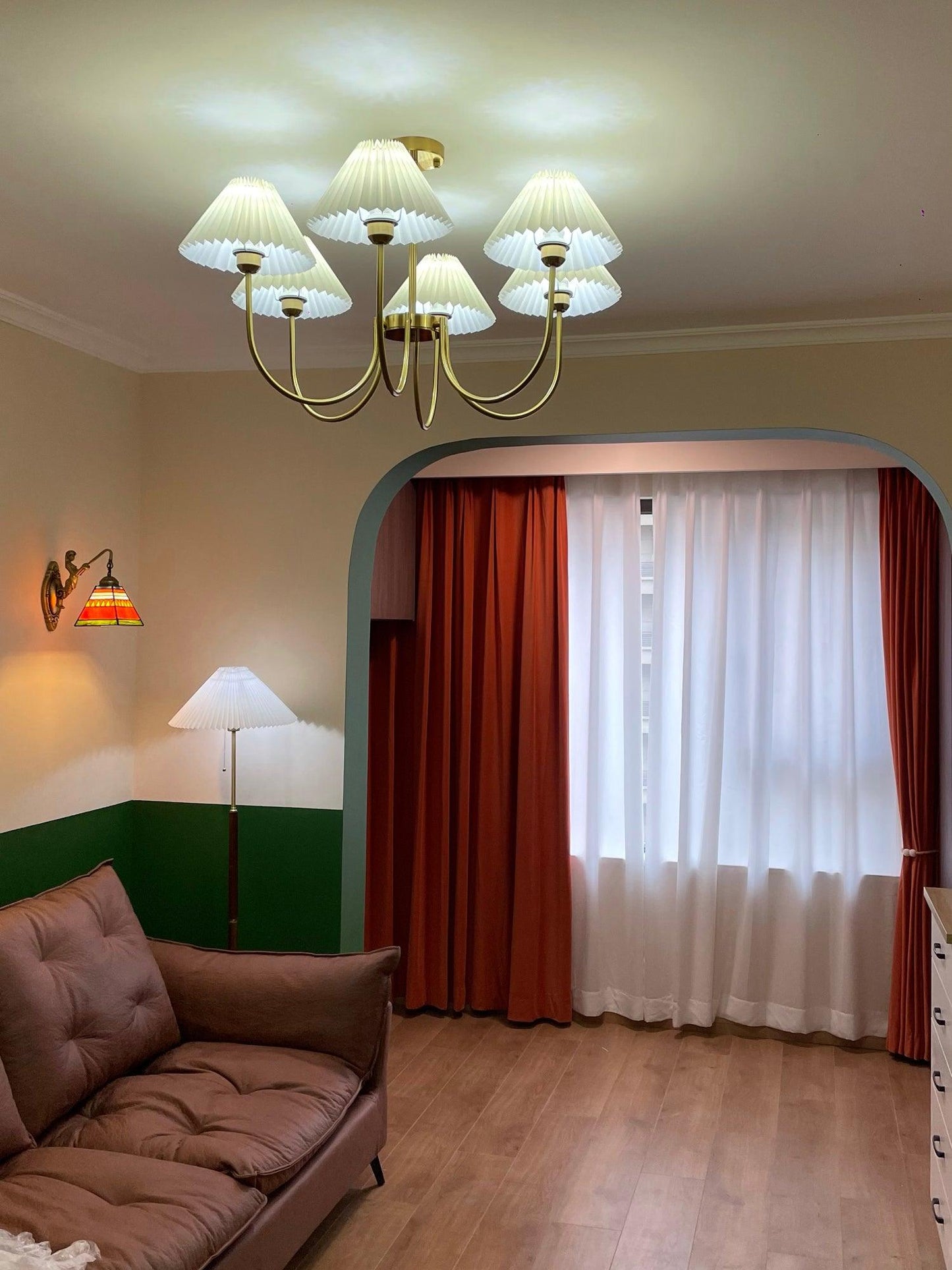 Lenore Pleated Chandelier - YIOSI