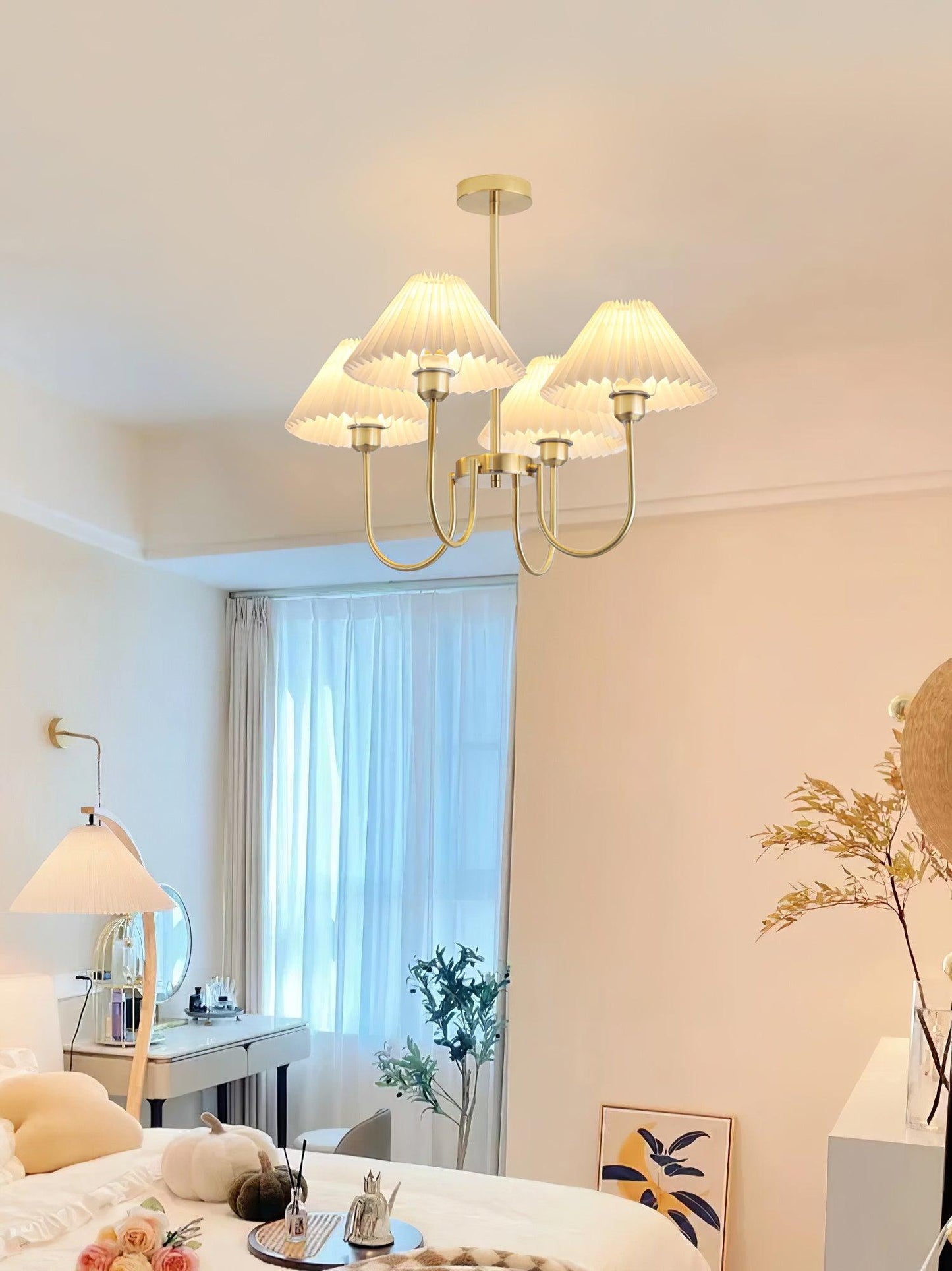 Lenore Pleated Chandelier - YIOSI