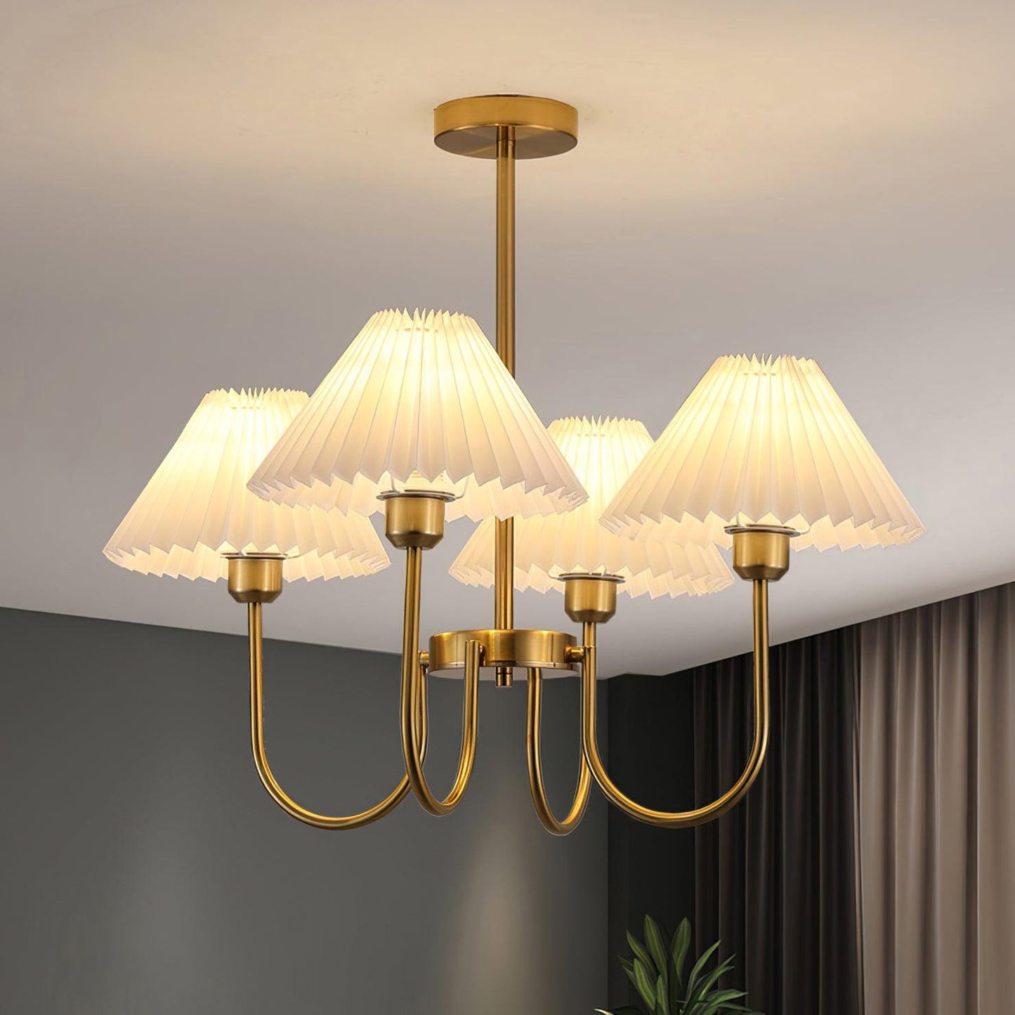 Lenore Pleated Chandelier - YIOSI
