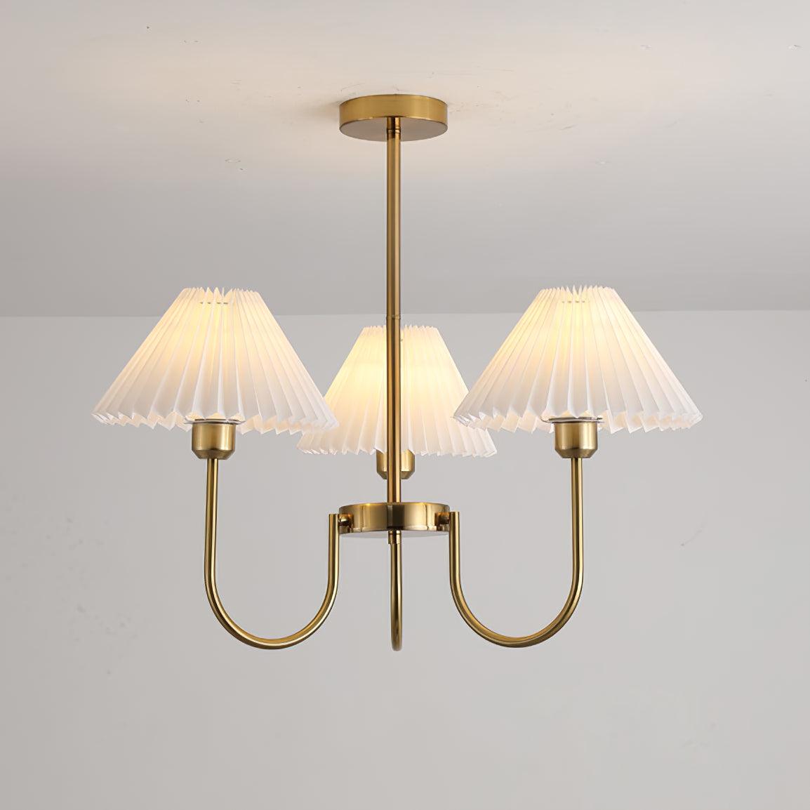 Lenore Pleated Chandelier - YIOSI