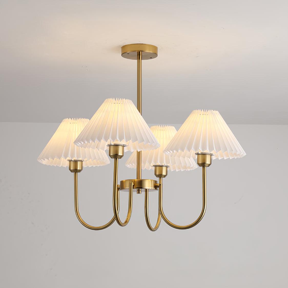 Lenore Pleated Chandelier - YIOSI