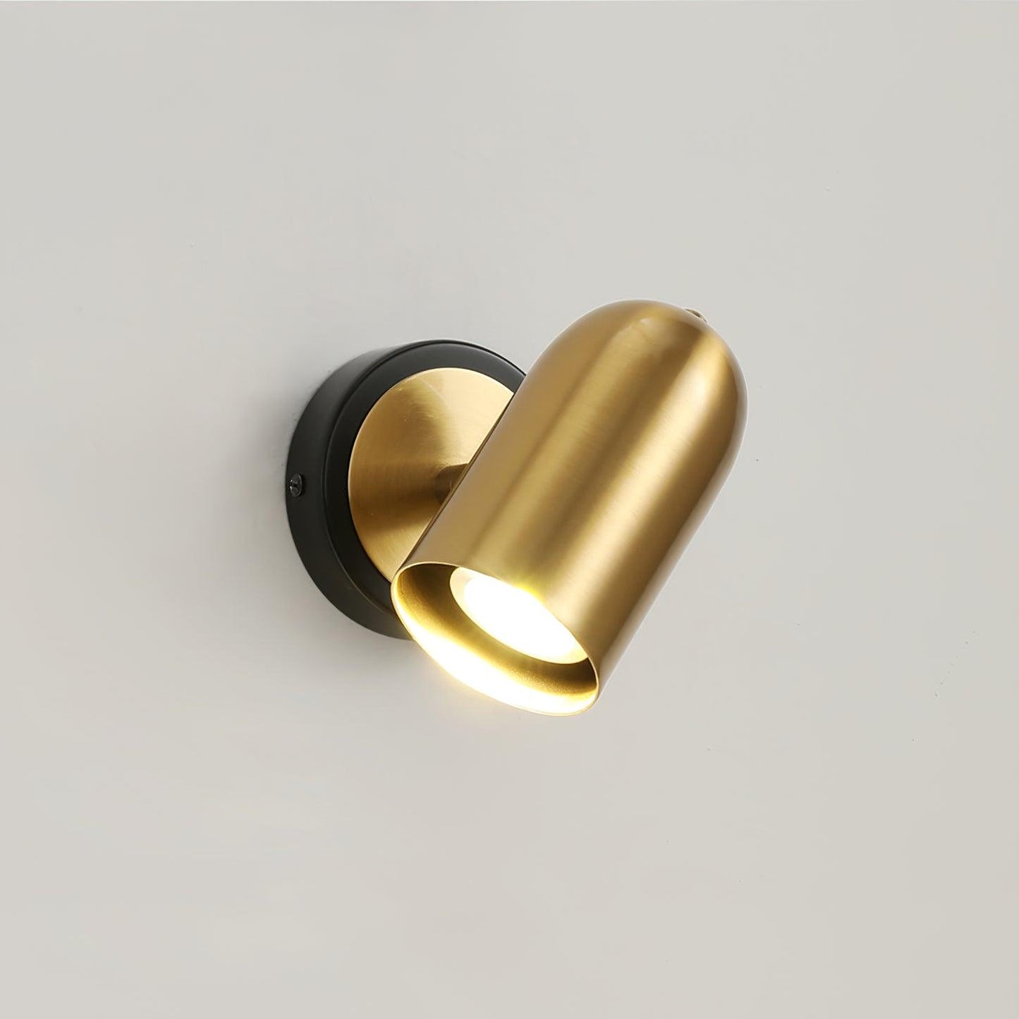 Leonardo Gold Wall Lamp – Polished Iron Sconce with LED Flexibility