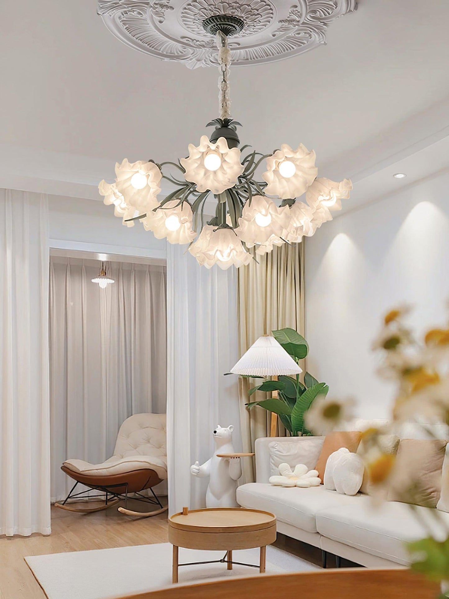 Lily of the Valley Flower Chandelier - YIOSI