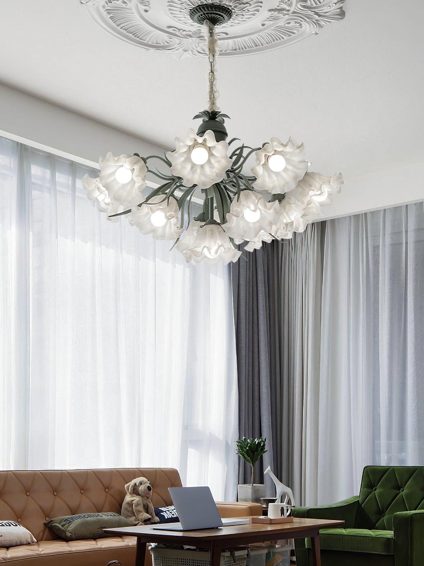 Lily of the Valley Flower Chandelier - YIOSI