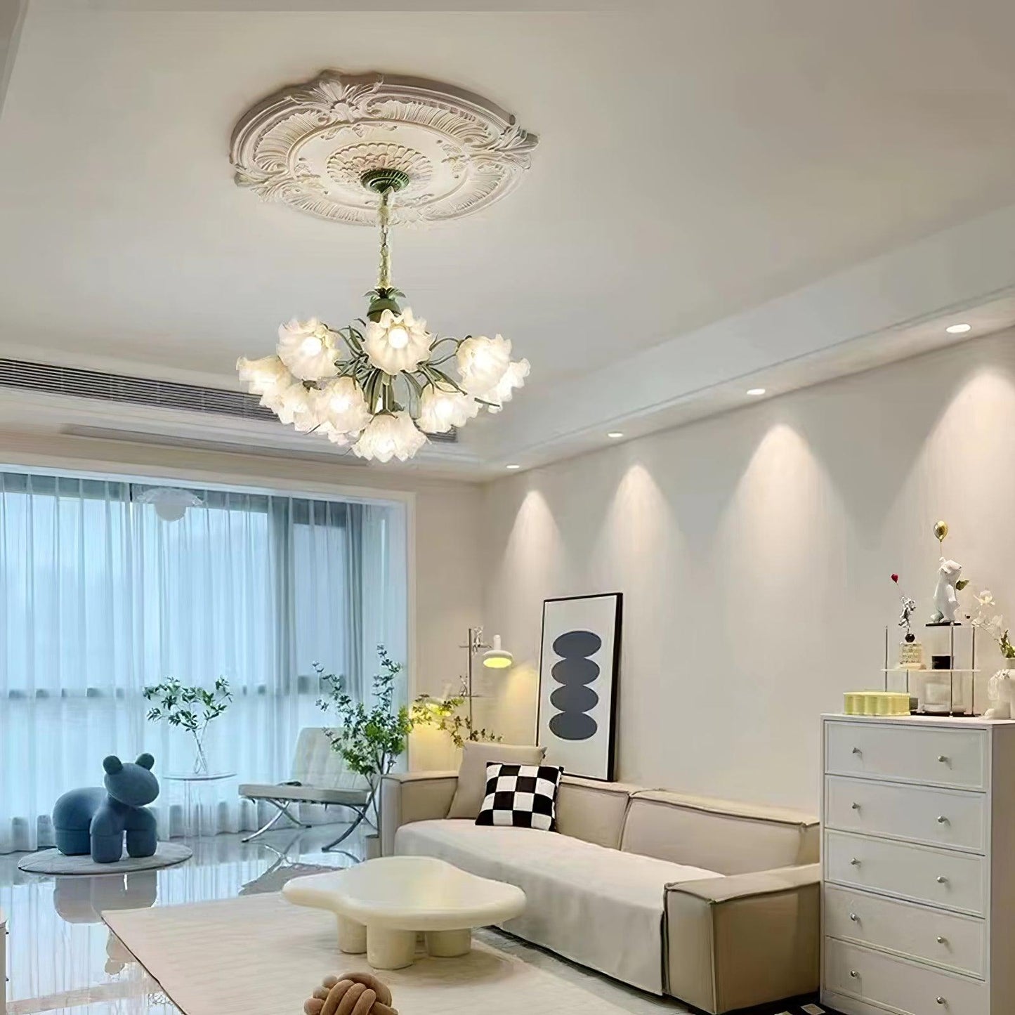 Lily of the Valley Flower Chandelier - YIOSI